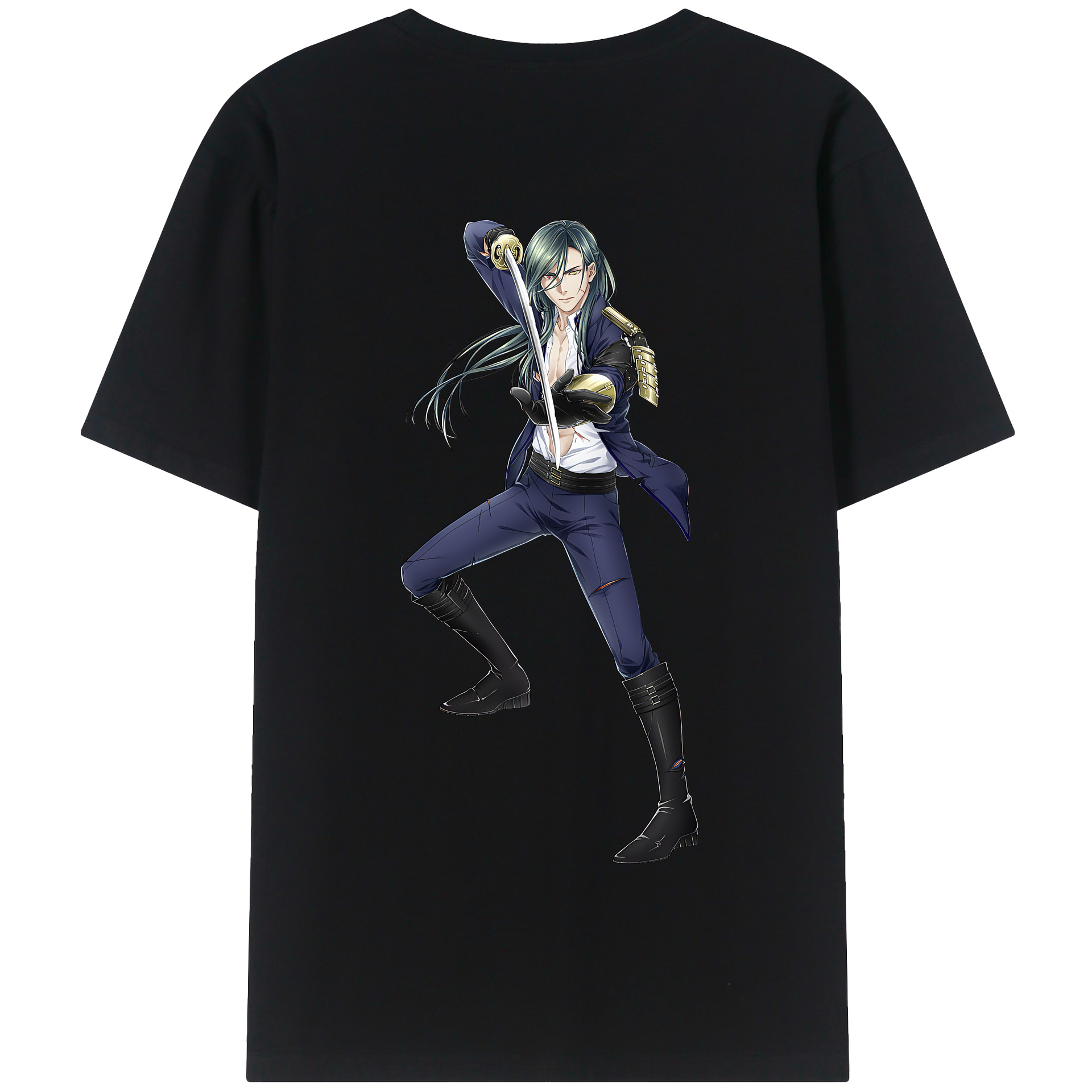 （画像用） 刀剣乱舞 Touken Ranbu 綿100％半袖Tシャツ（背面プリント）