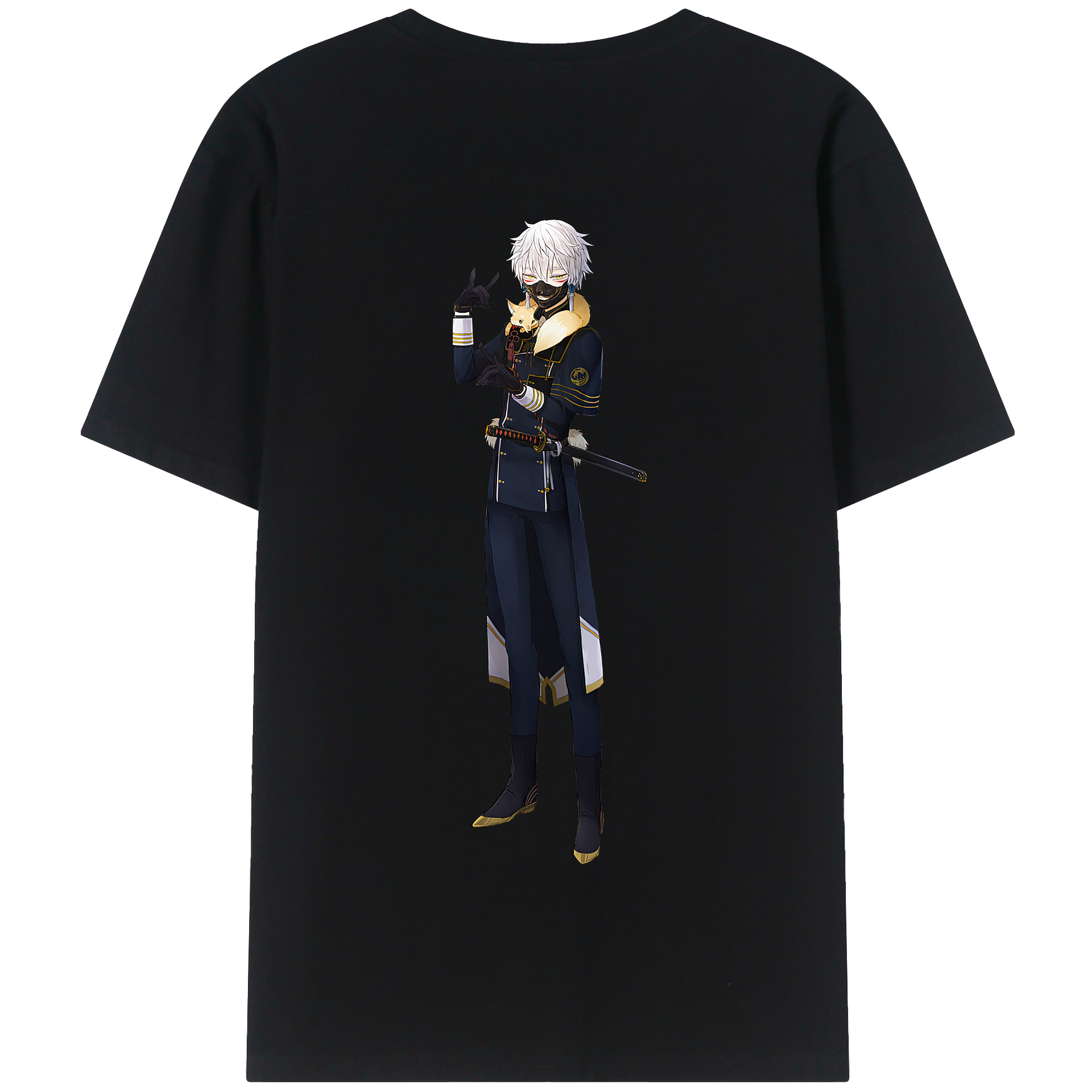 （画像用） 刀剣乱舞 Touken Ranbu 綿100％半袖Tシャツ（背面プリント）