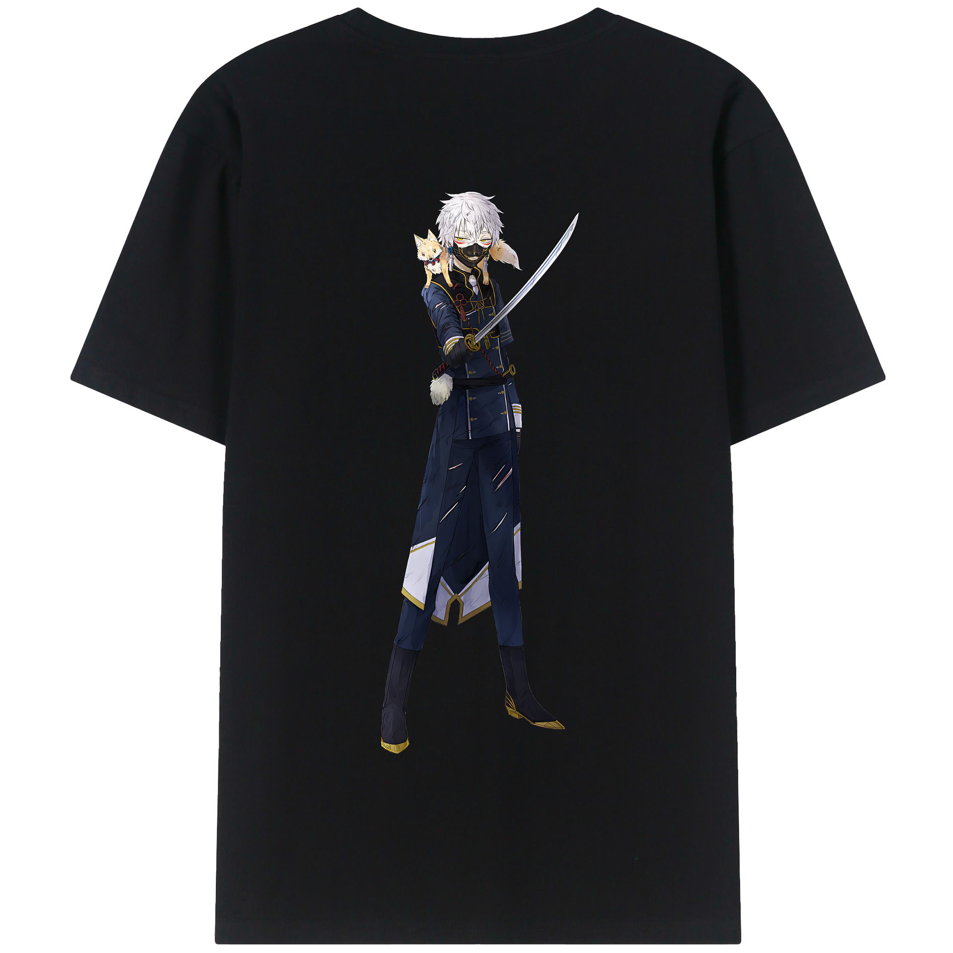 （画像用） 刀剣乱舞 Touken Ranbu 綿100％半袖Tシャツ（背面プリント）