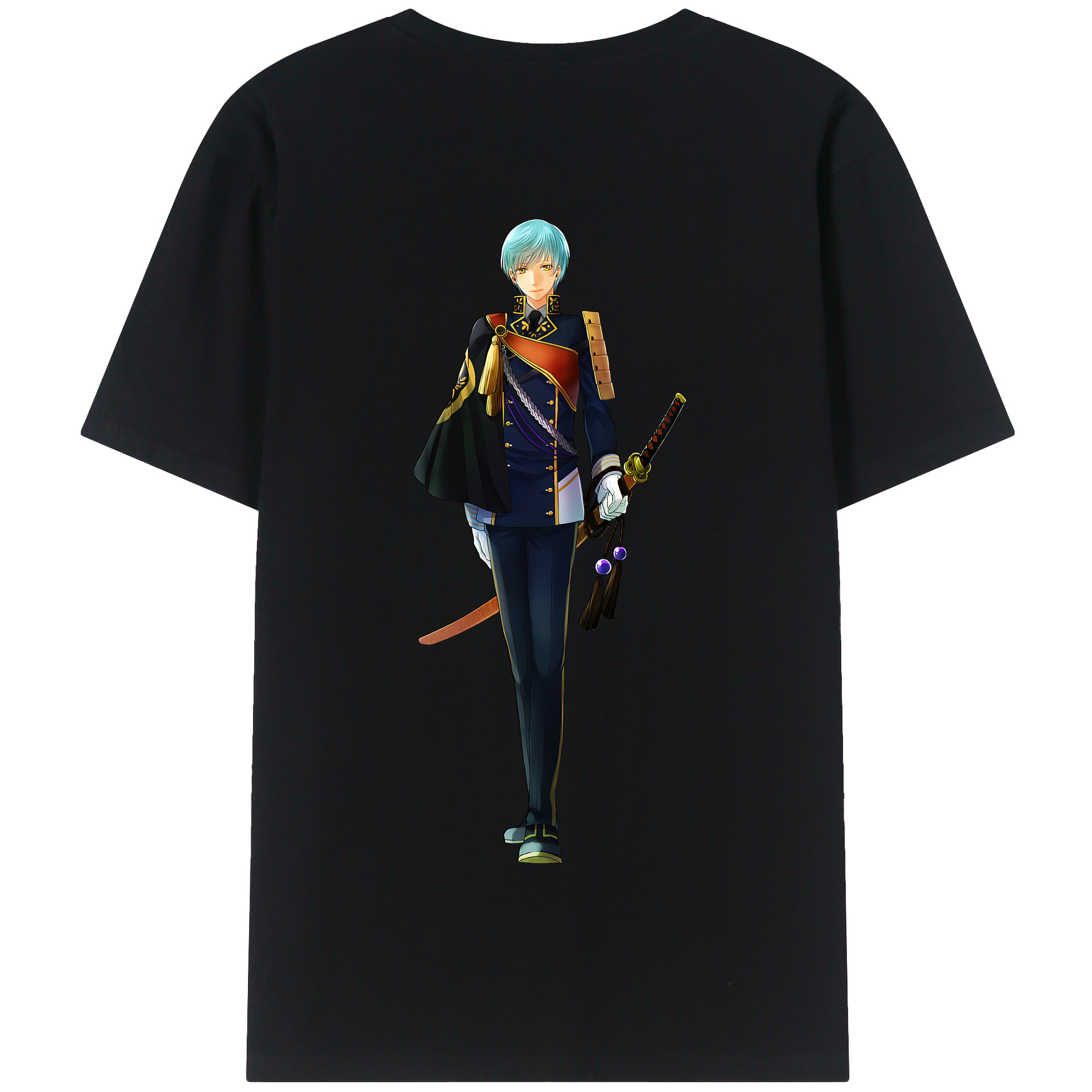 （画像用） 刀剣乱舞 Touken Ranbu 綿100％半袖Tシャツ（背面プリント）