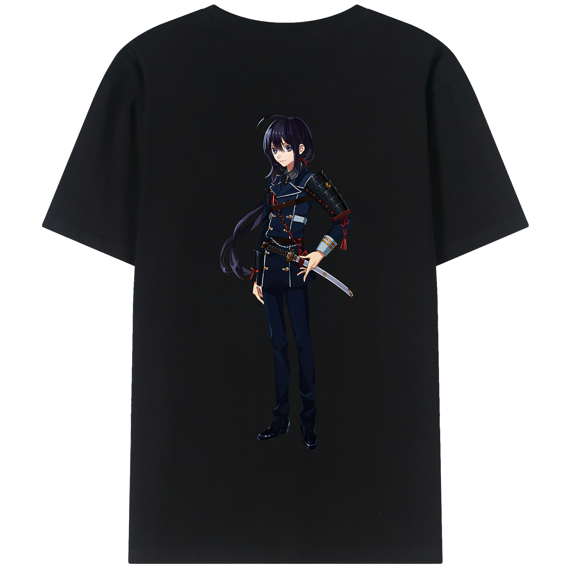 （画像用） 刀剣乱舞 Touken Ranbu 綿100％半袖Tシャツ（背面プリント）