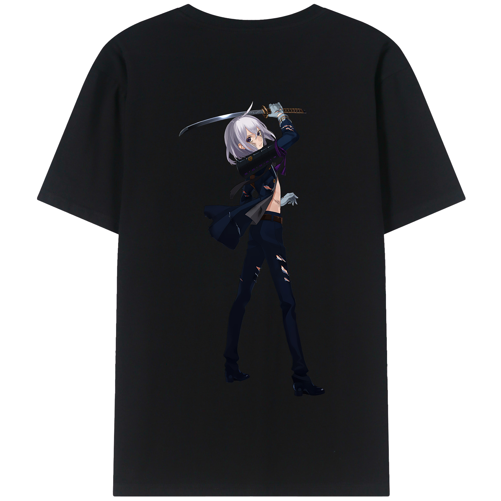 （画像用） 刀剣乱舞 Touken Ranbu 綿100％半袖Tシャツ（背面プリント）