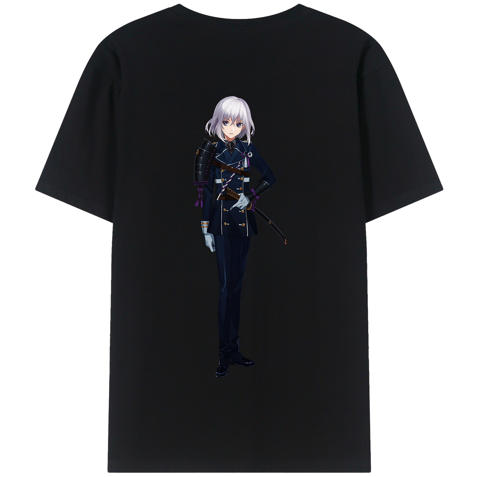 （画像用） 刀剣乱舞 Touken Ranbu 綿100％半袖Tシャツ（背面プリント）