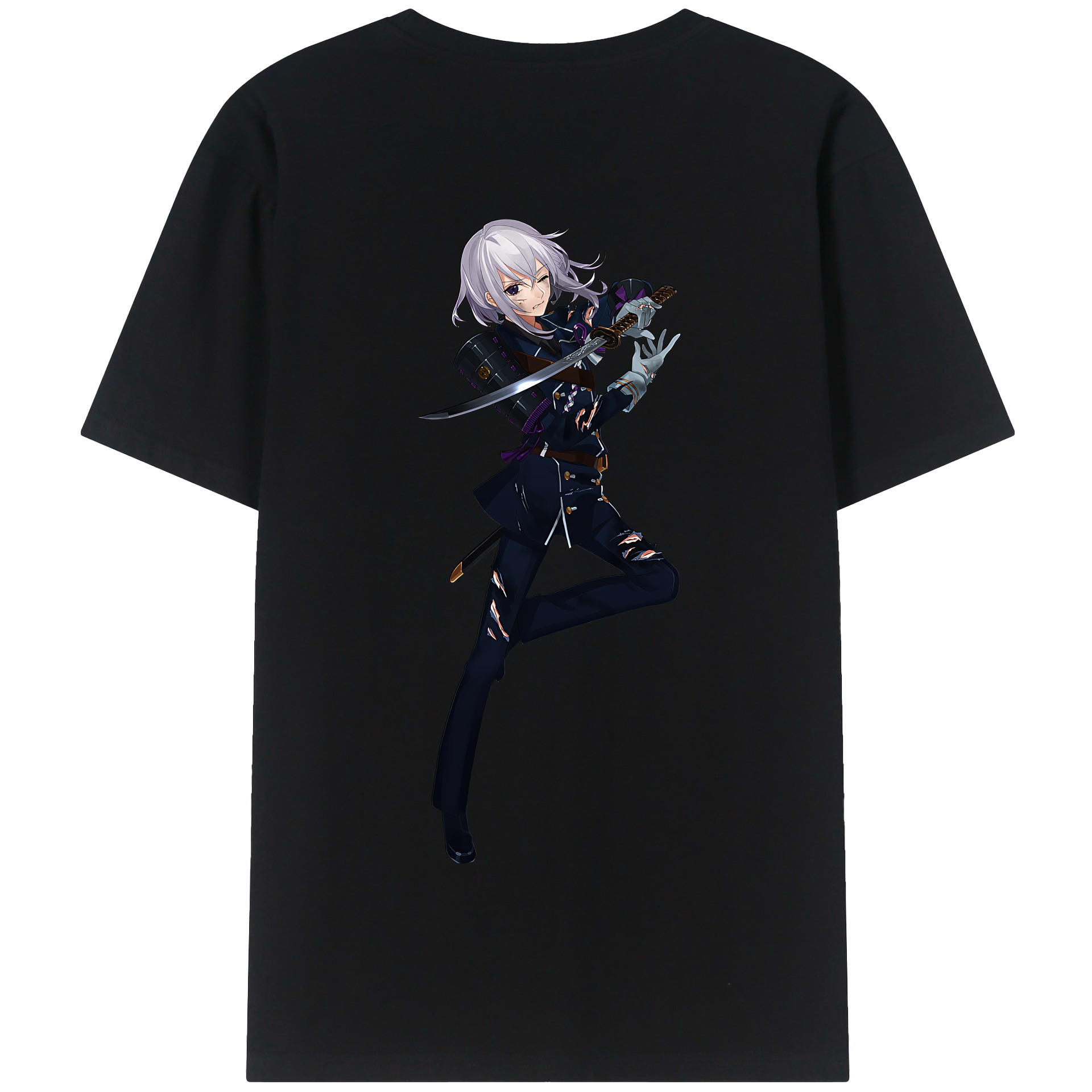 （画像用） 刀剣乱舞 Touken Ranbu 綿100％半袖Tシャツ（背面プリント）