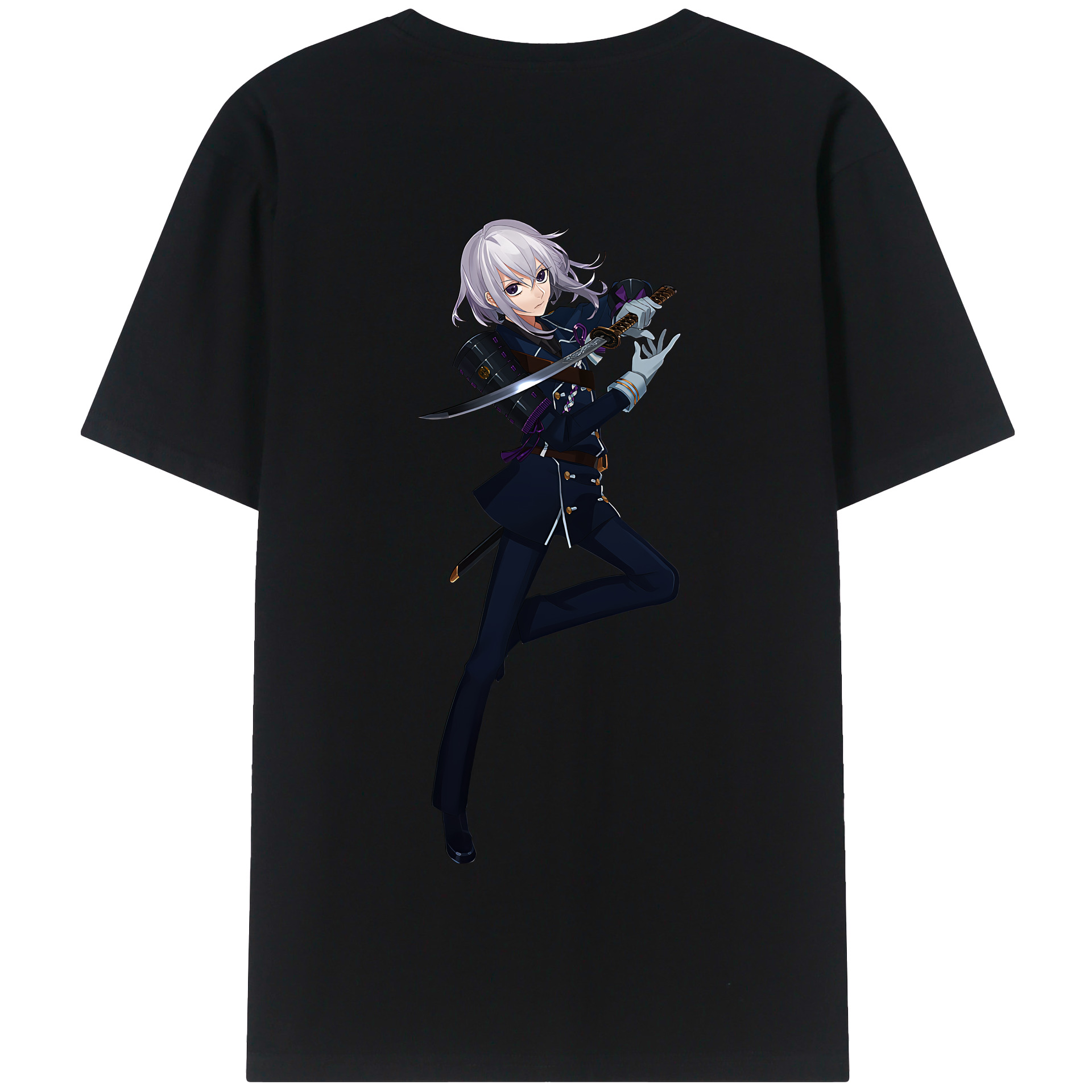（画像用） 刀剣乱舞 Touken Ranbu 綿100％半袖Tシャツ（背面プリント）