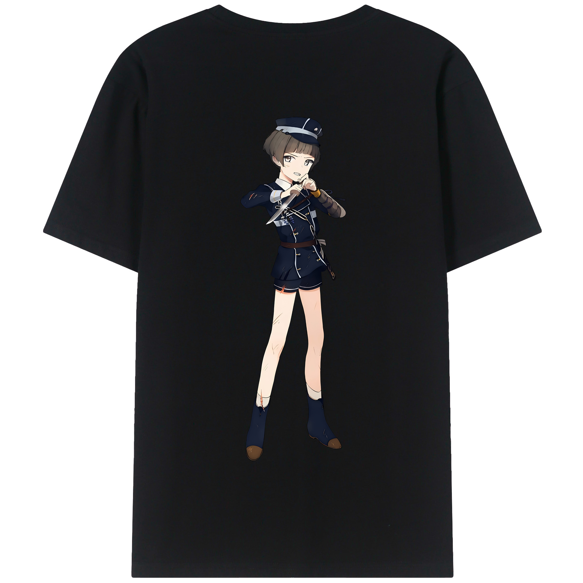（画像用） 刀剣乱舞 Touken Ranbu 綿100％半袖Tシャツ（背面プリント）
