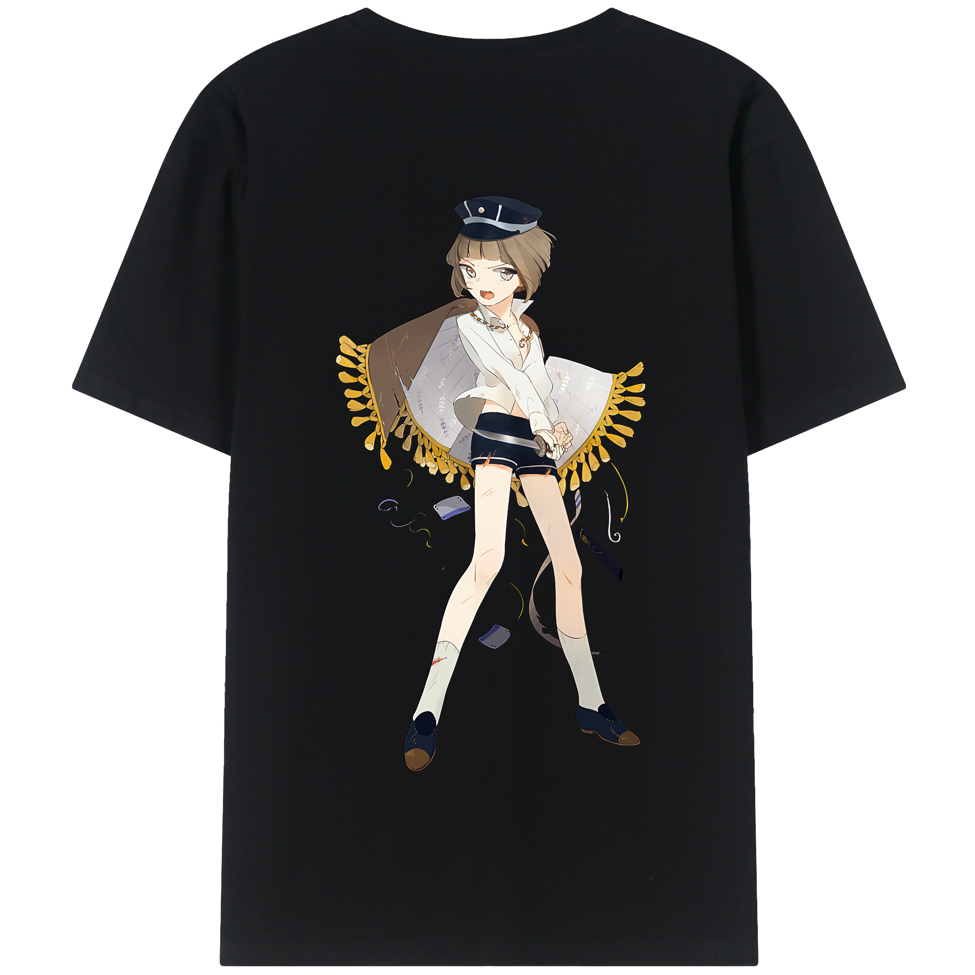 （画像用） 刀剣乱舞 Touken Ranbu 綿100％半袖Tシャツ（背面プリント）