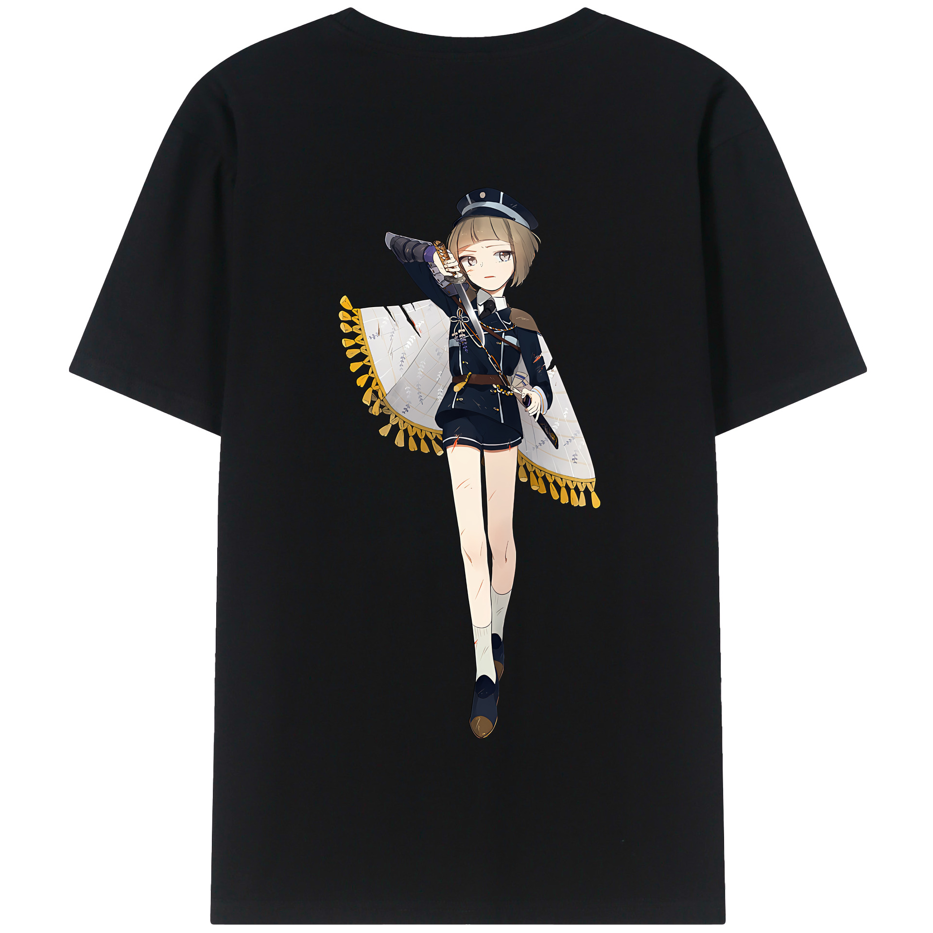 （画像用） 刀剣乱舞 Touken Ranbu 綿100％半袖Tシャツ（背面プリント）