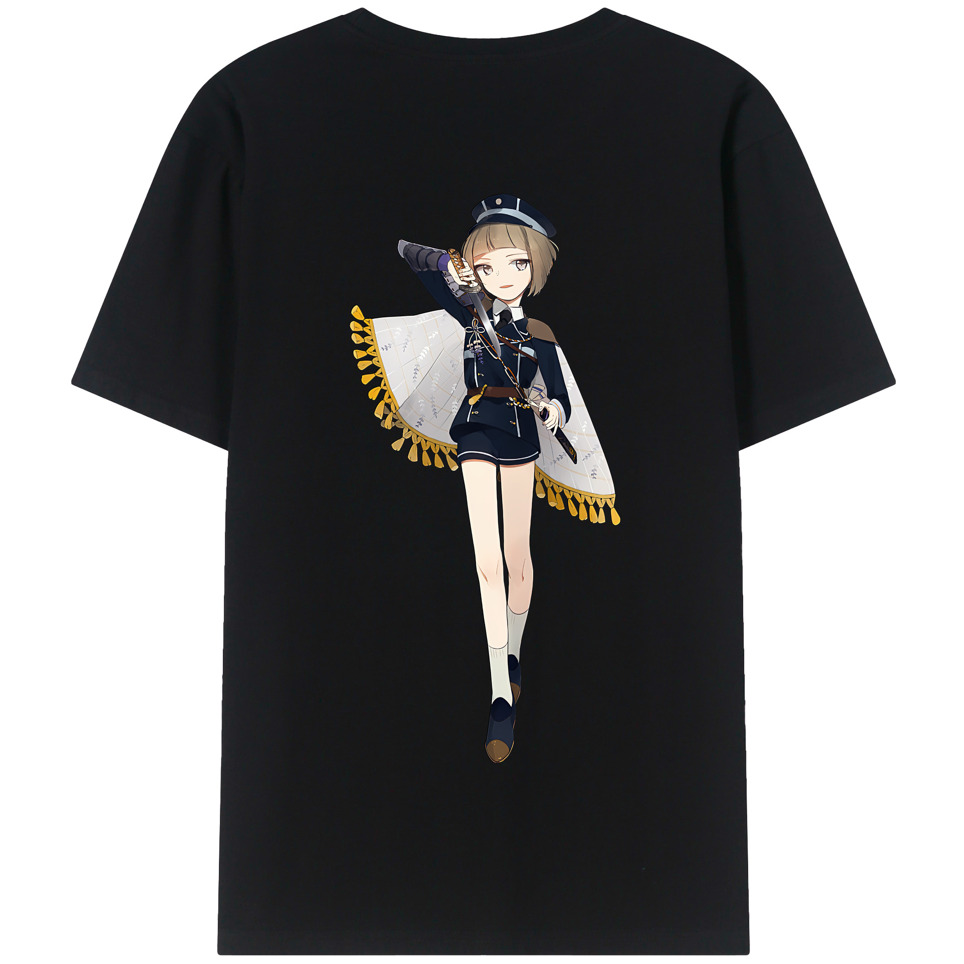 （画像用） 刀剣乱舞 Touken Ranbu 綿100％半袖Tシャツ（背面プリント）