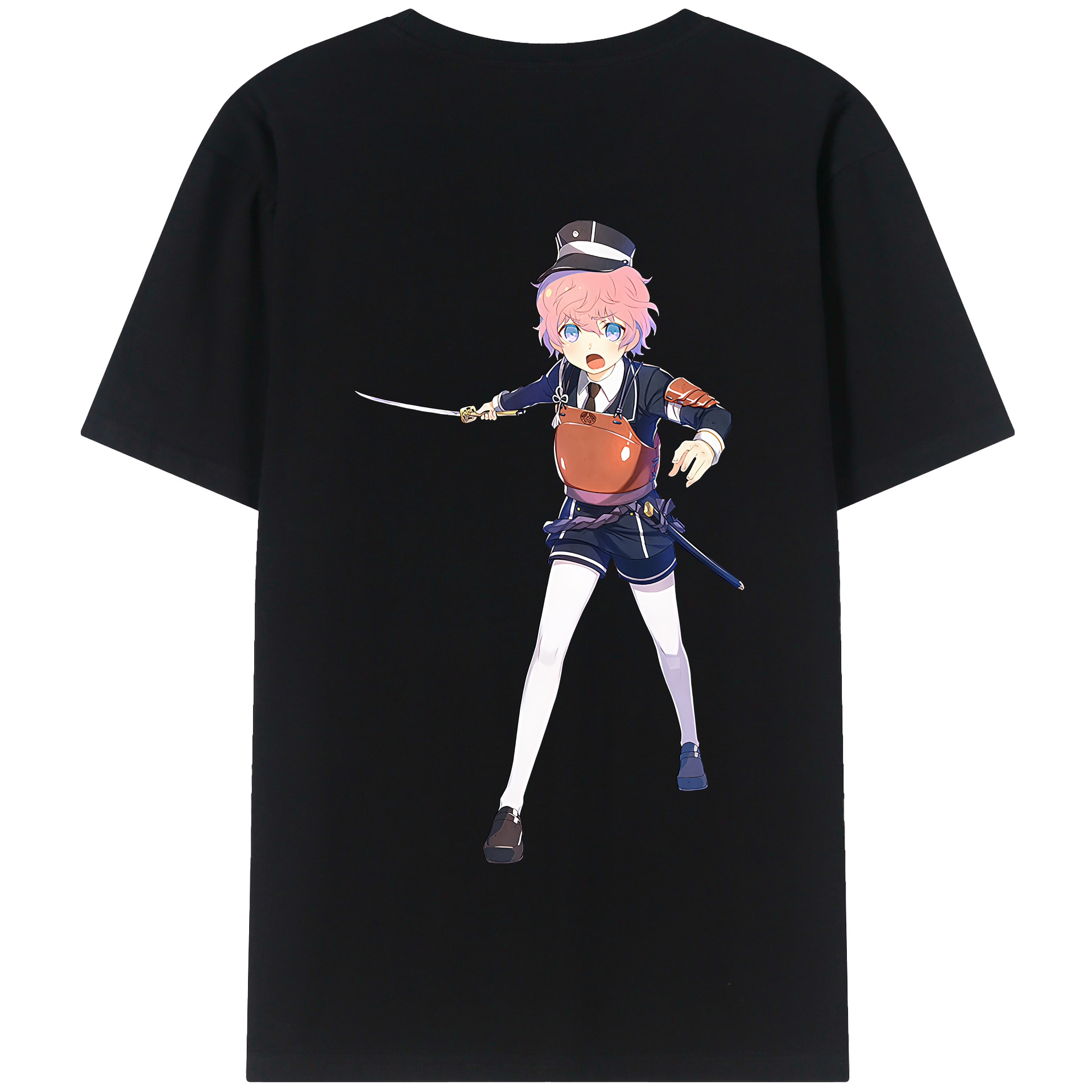 （画像用） 刀剣乱舞 Touken Ranbu 綿100％半袖Tシャツ（背面プリント）
