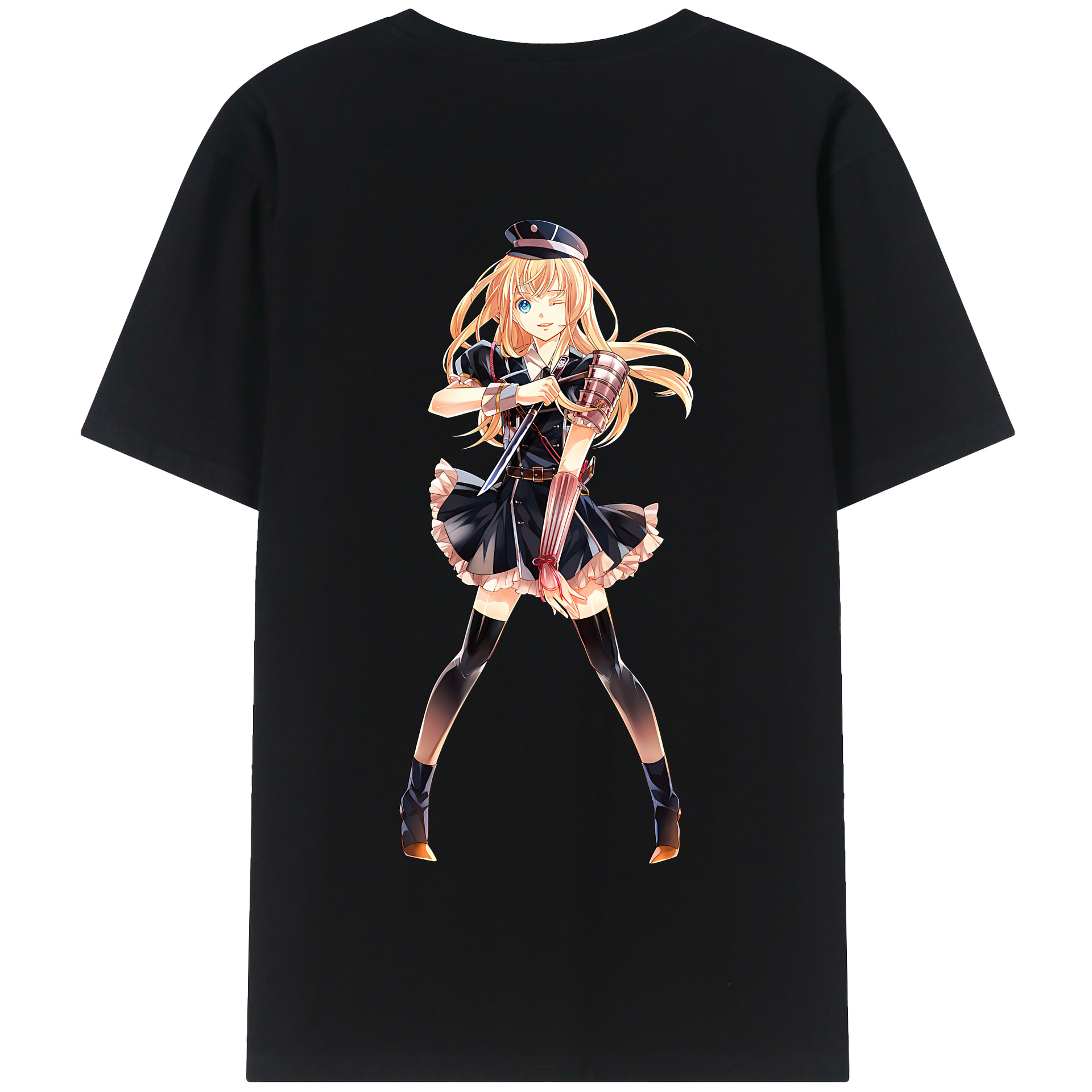 （画像用） 刀剣乱舞 Touken Ranbu 綿100％半袖Tシャツ（背面プリント）