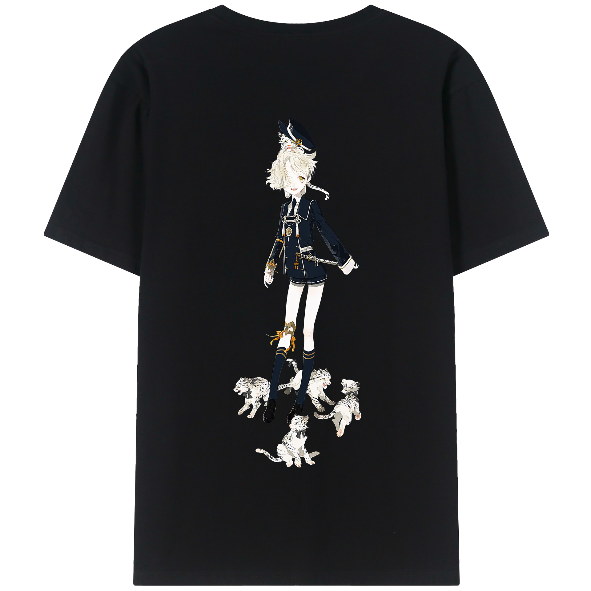 （画像用） 刀剣乱舞 Touken Ranbu 綿100％半袖Tシャツ（背面プリント）