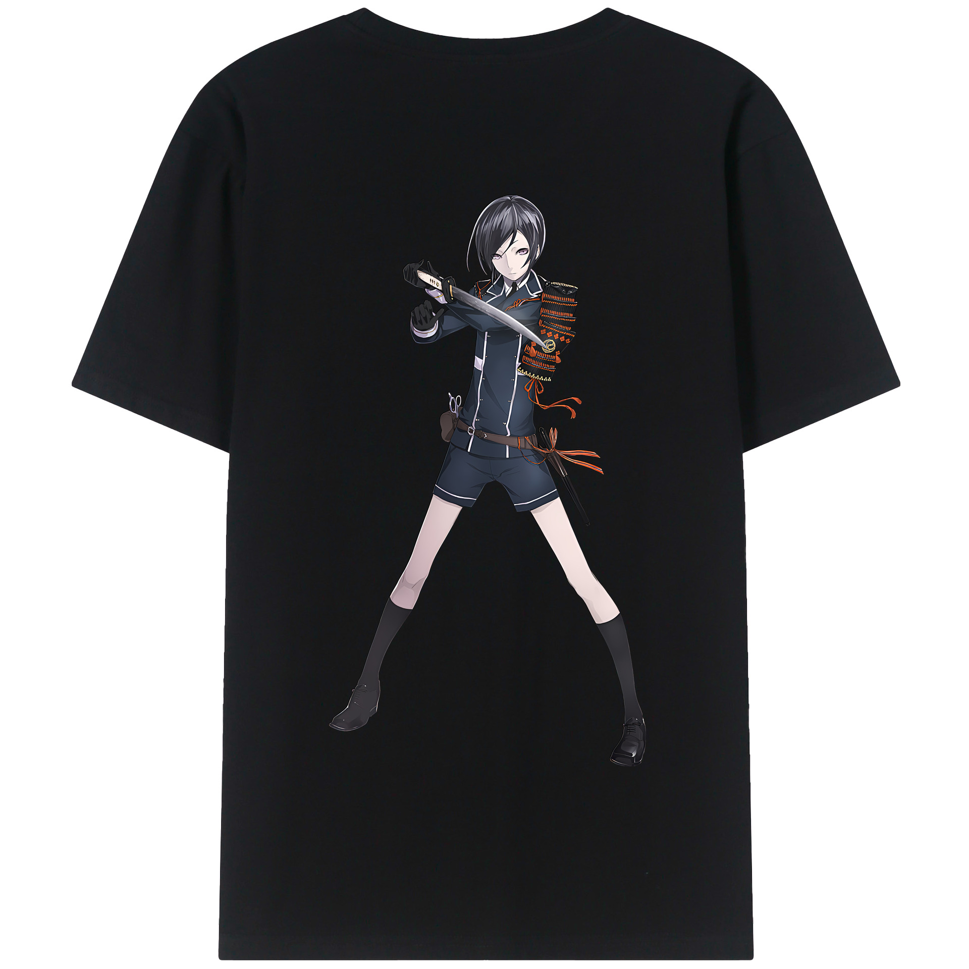 （画像用） 刀剣乱舞 Touken Ranbu 綿100％半袖Tシャツ（背面プリント）