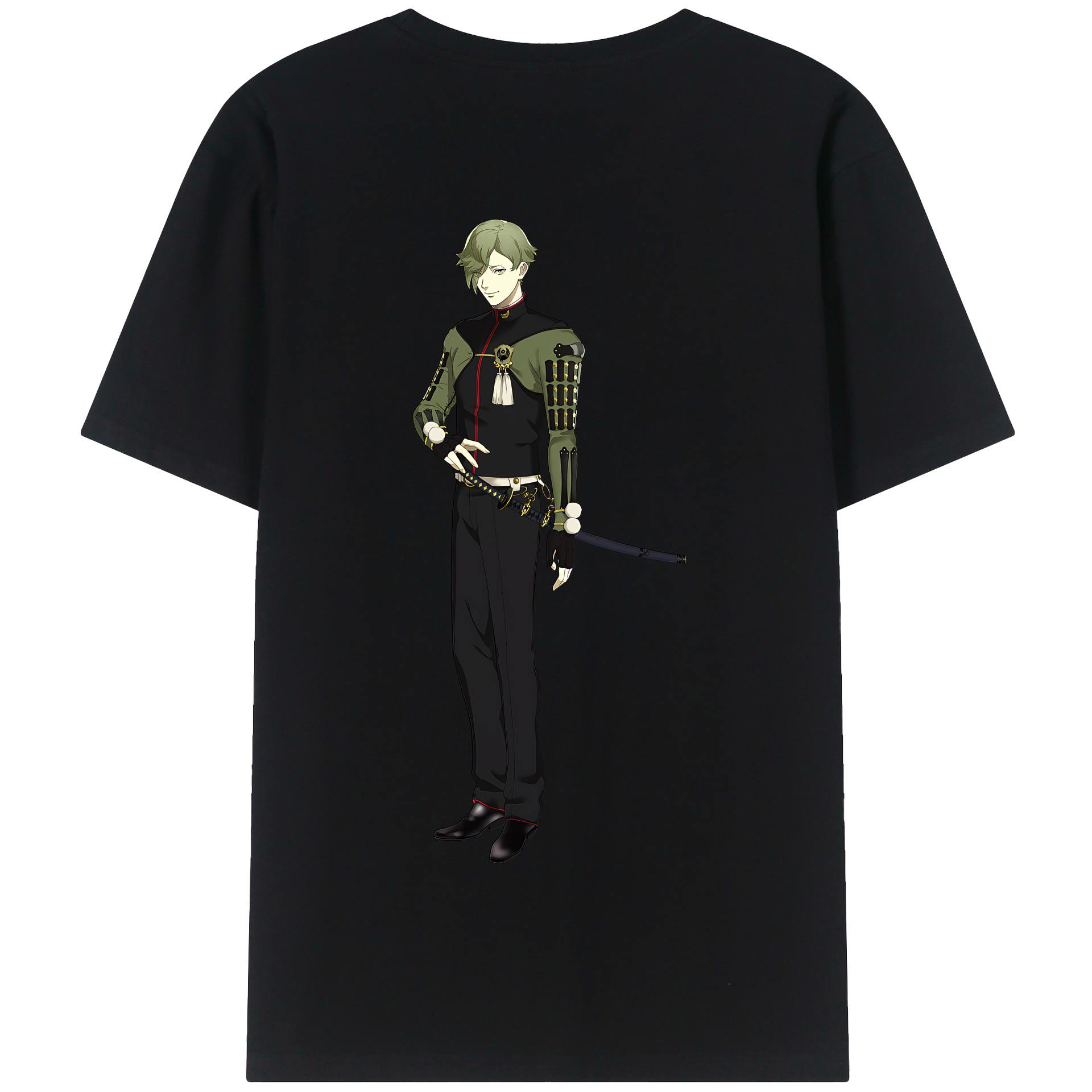 （画像用） 刀剣乱舞 Touken Ranbu 綿100％半袖Tシャツ（背面プリント）