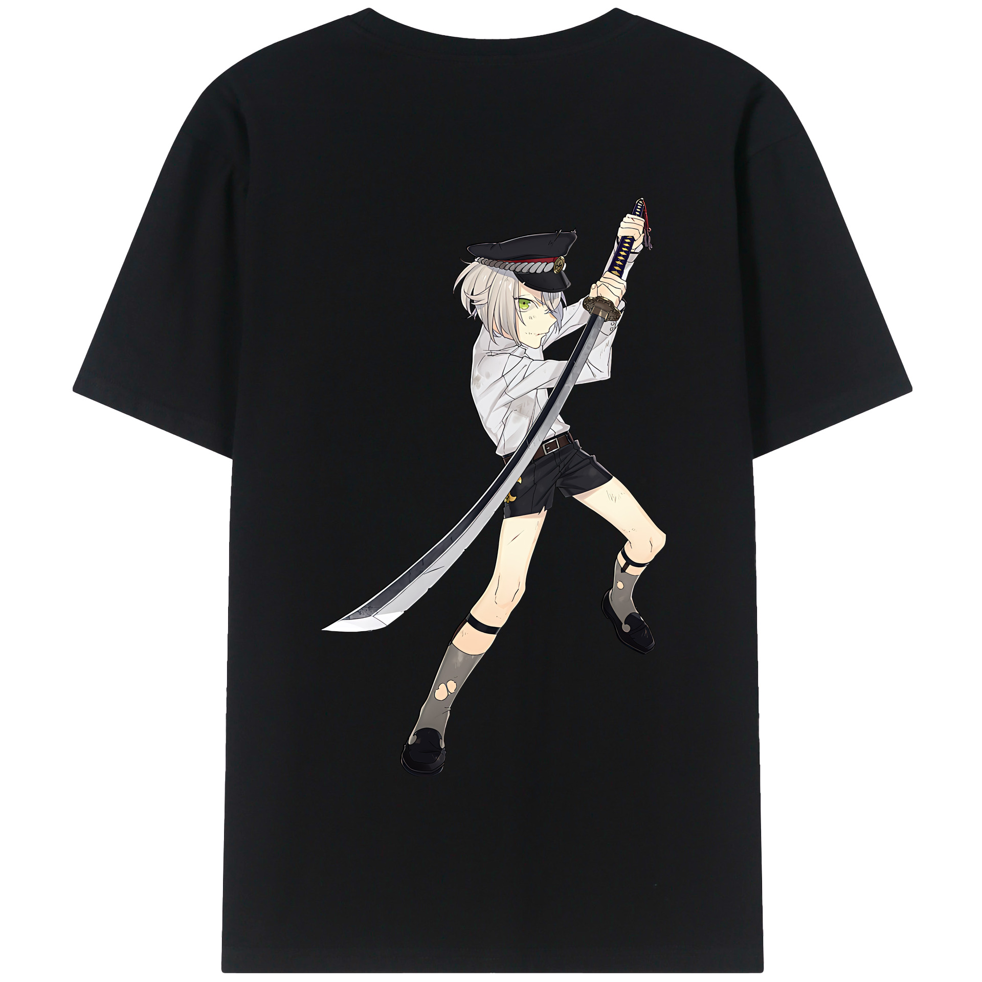 （画像用） 刀剣乱舞 Touken Ranbu 綿100％半袖Tシャツ（背面プリント）