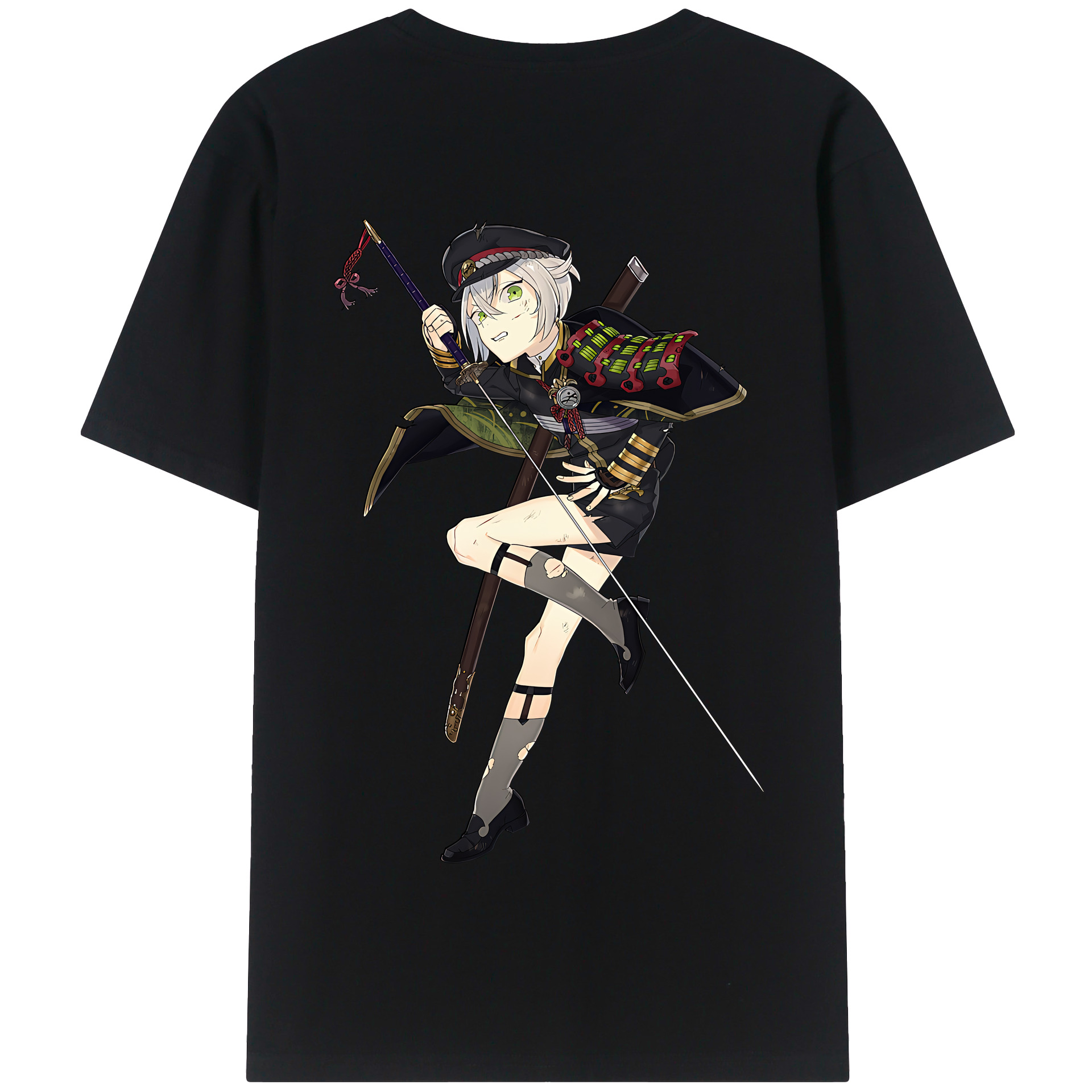 （画像用） 刀剣乱舞 Touken Ranbu 綿100％半袖Tシャツ（背面プリント）