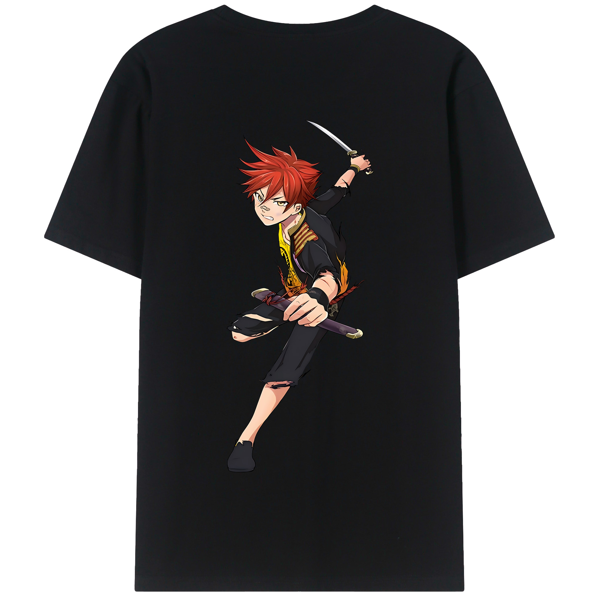 （画像用） 刀剣乱舞 Touken Ranbu 綿100％半袖Tシャツ（背面プリント）