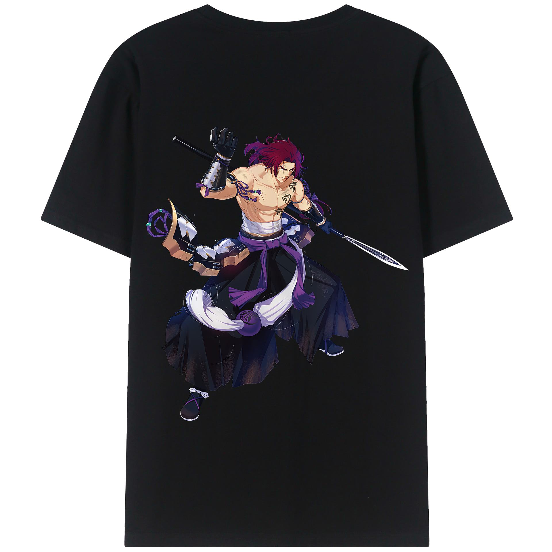 （画像用） 刀剣乱舞 Touken Ranbu 綿100％半袖Tシャツ（背面プリント）