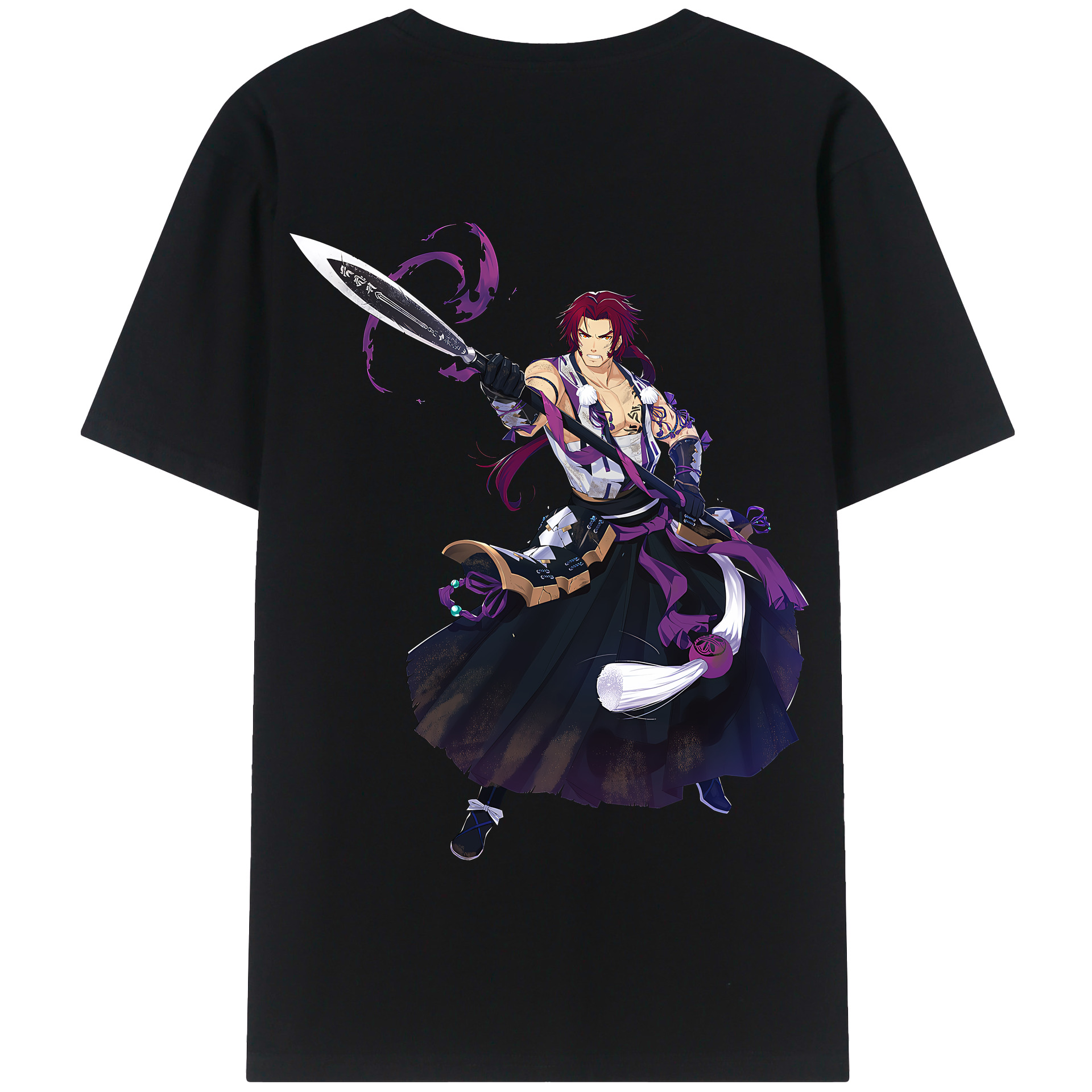 （画像用） 刀剣乱舞 Touken Ranbu 綿100％半袖Tシャツ（背面プリント）