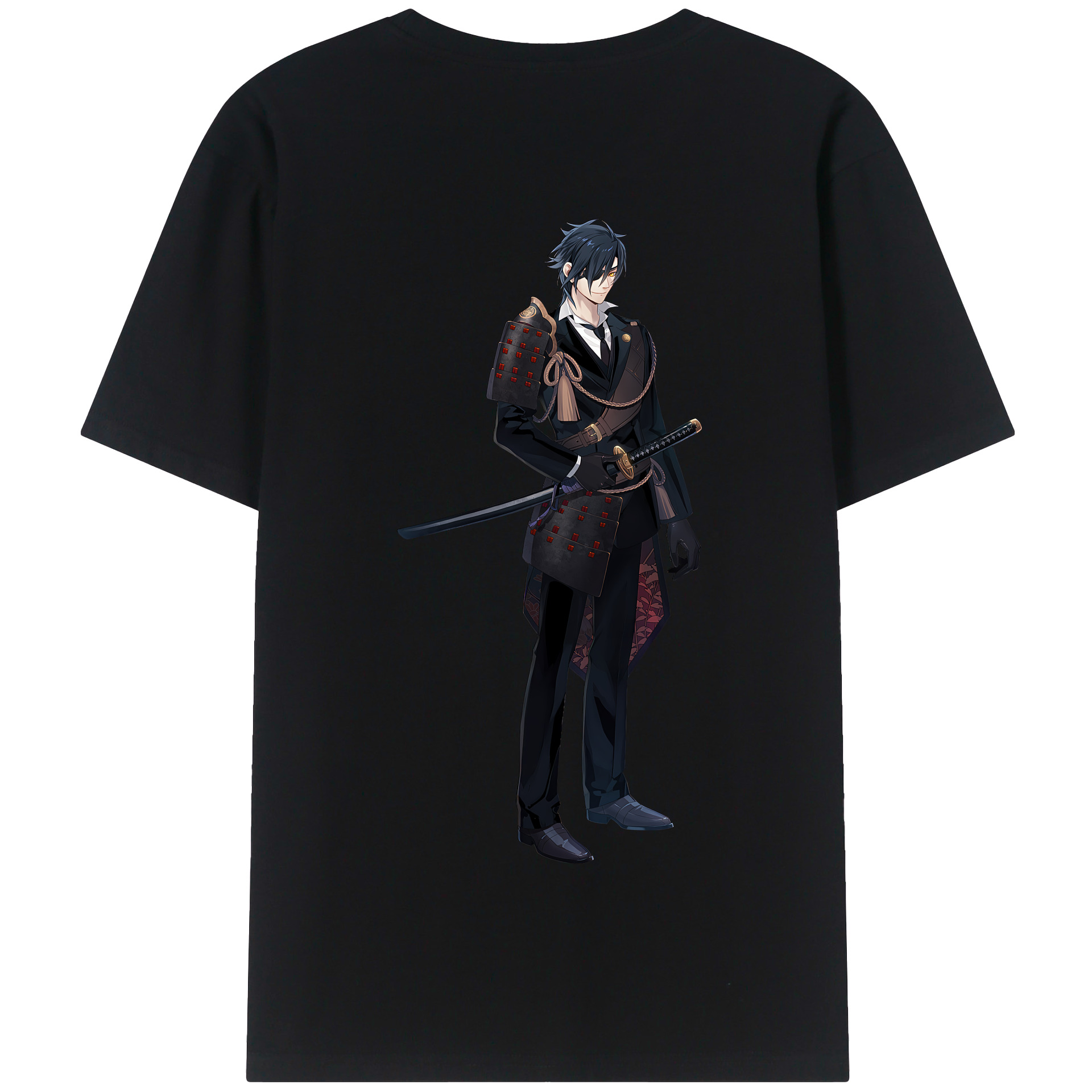 （画像用） 刀剣乱舞 Touken Ranbu 綿100％半袖Tシャツ（背面プリント）