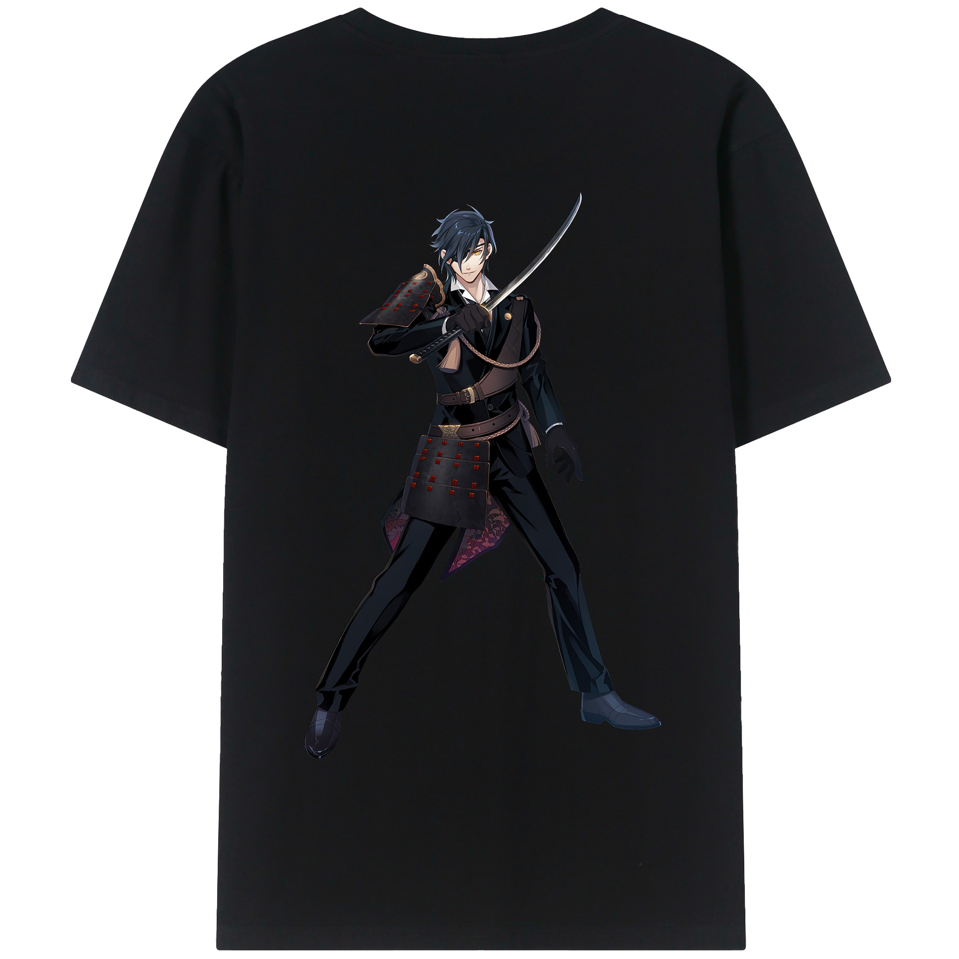 （画像用） 刀剣乱舞 Touken Ranbu 綿100％半袖Tシャツ（背面プリント）