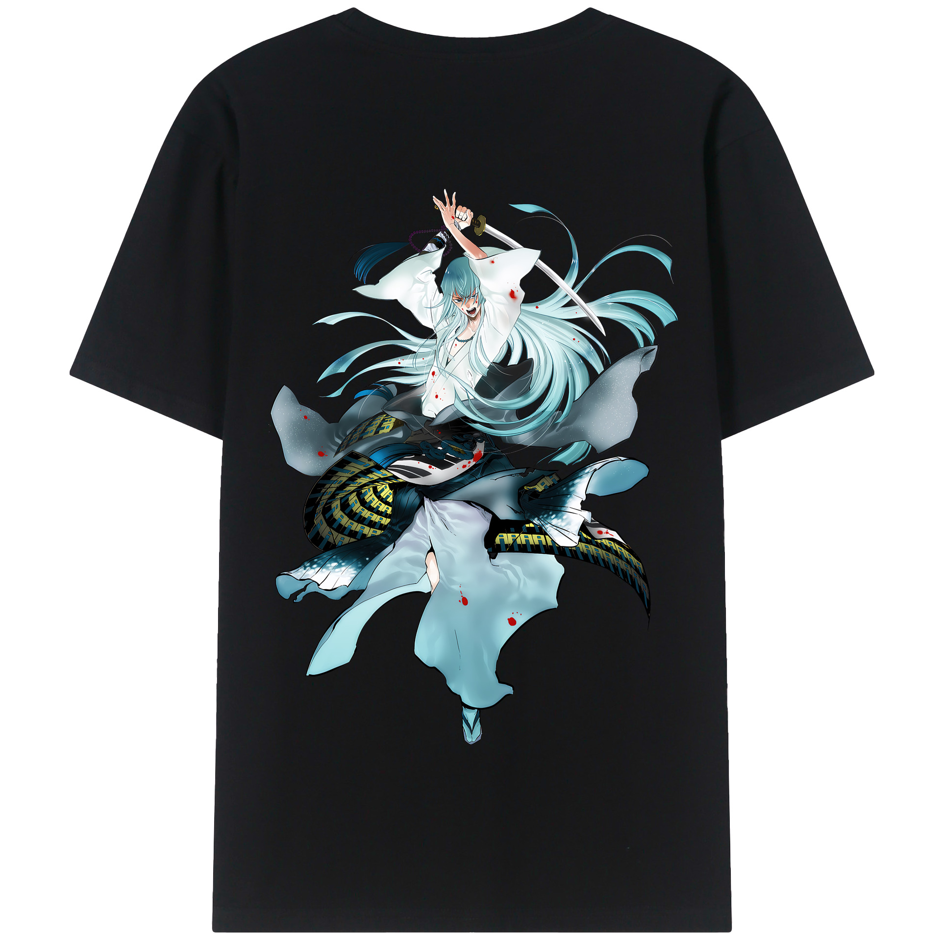 （画像用） 刀剣乱舞 Touken Ranbu 綿100％半袖Tシャツ（背面プリント）