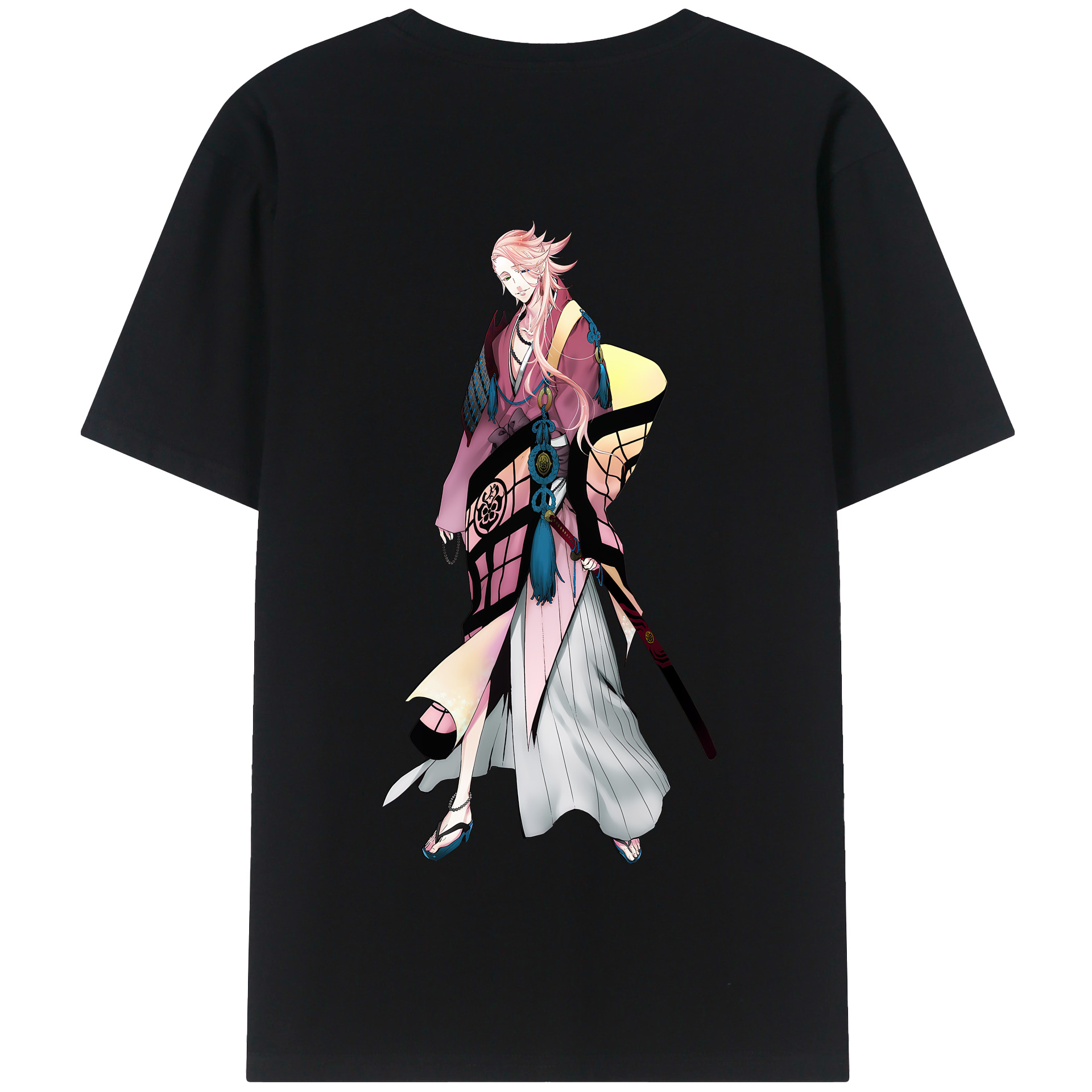 （画像用） 刀剣乱舞 Touken Ranbu 綿100％半袖Tシャツ（背面プリント）