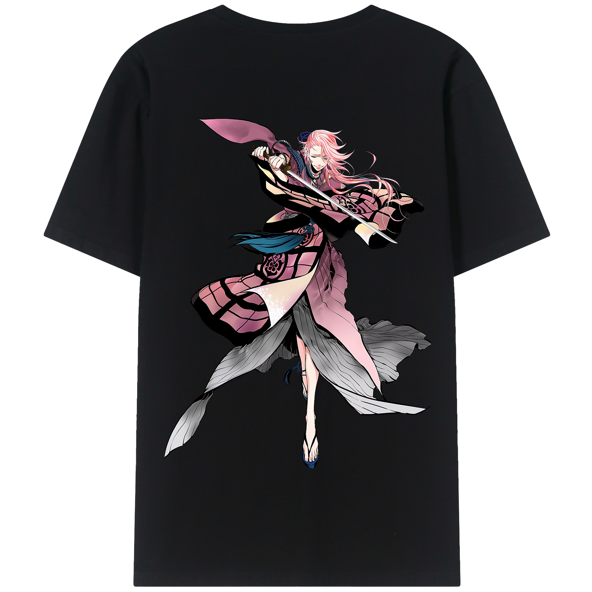 （画像用） 刀剣乱舞 Touken Ranbu 綿100％半袖Tシャツ（背面プリント）