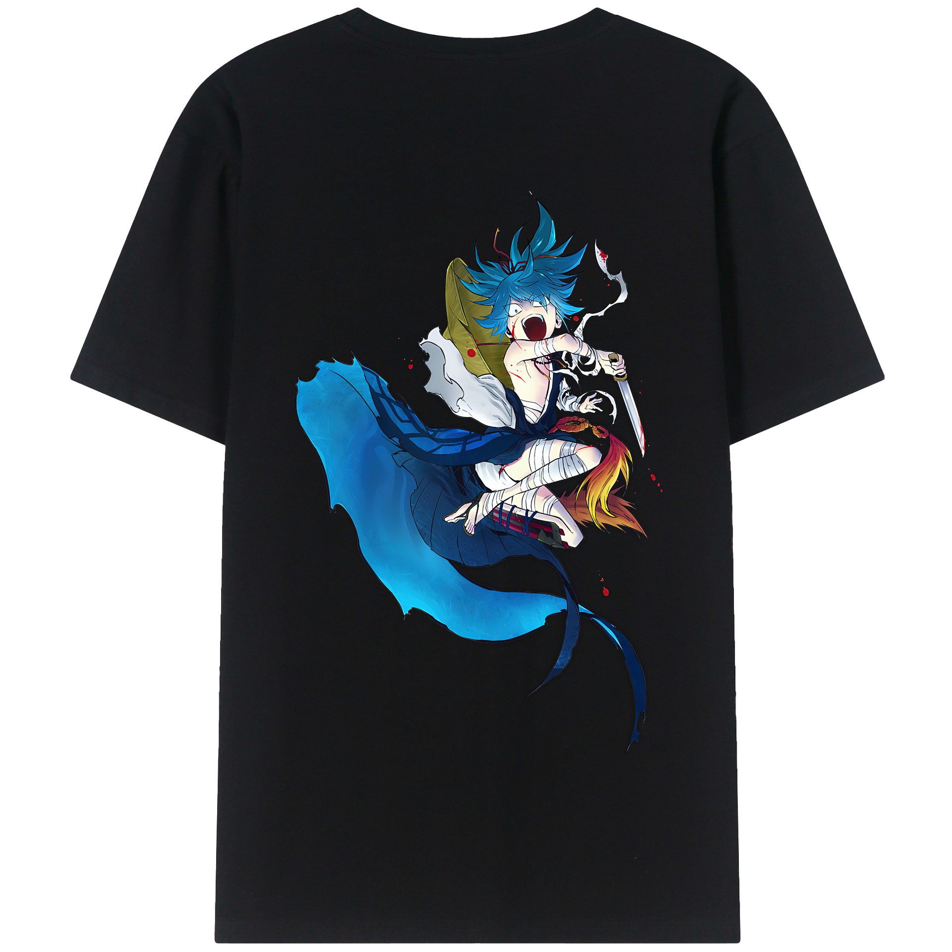 （画像用） 刀剣乱舞 Touken Ranbu 綿100％半袖Tシャツ（背面プリント）