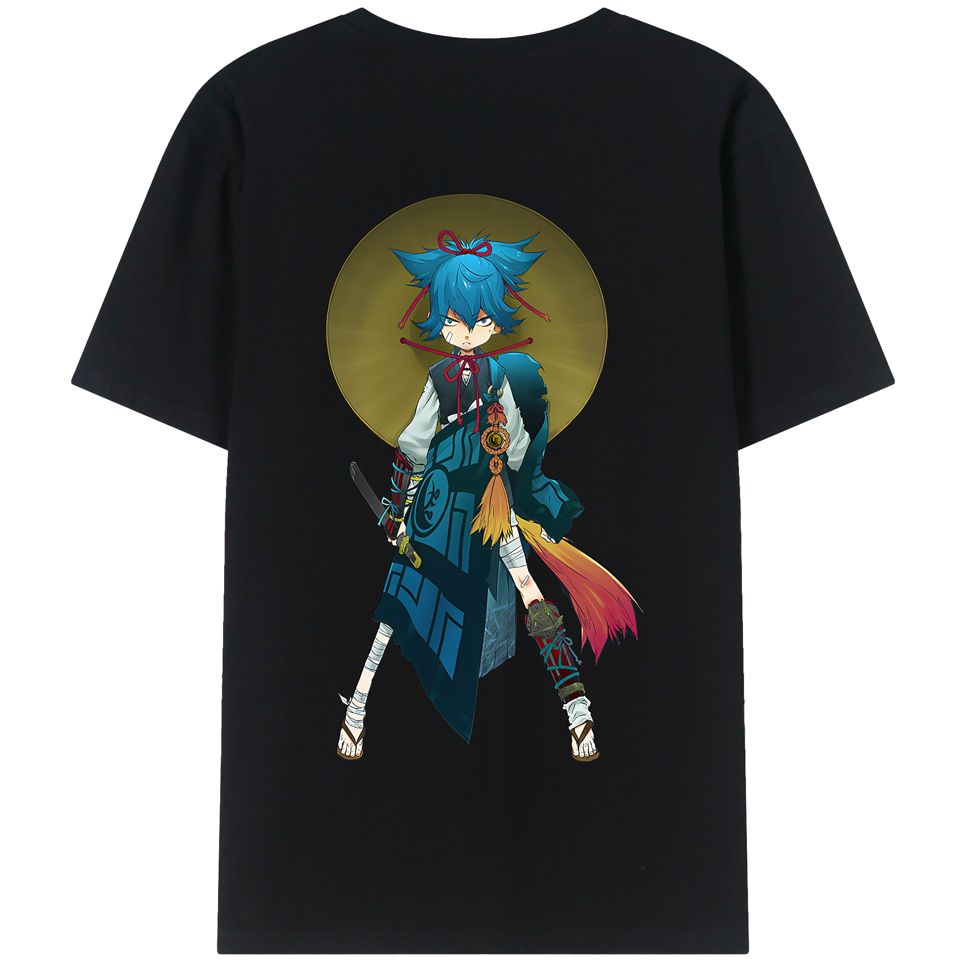 （画像用） 刀剣乱舞 Touken Ranbu 綿100％半袖Tシャツ（背面プリント）