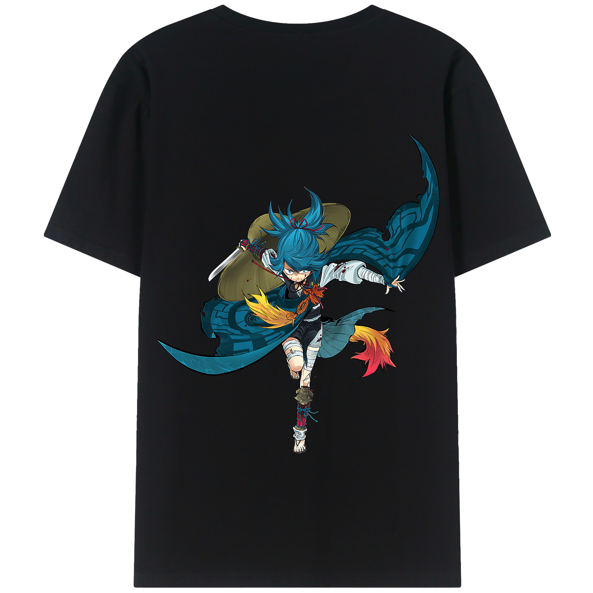 （画像用） 刀剣乱舞 Touken Ranbu 綿100％半袖Tシャツ（背面プリント）