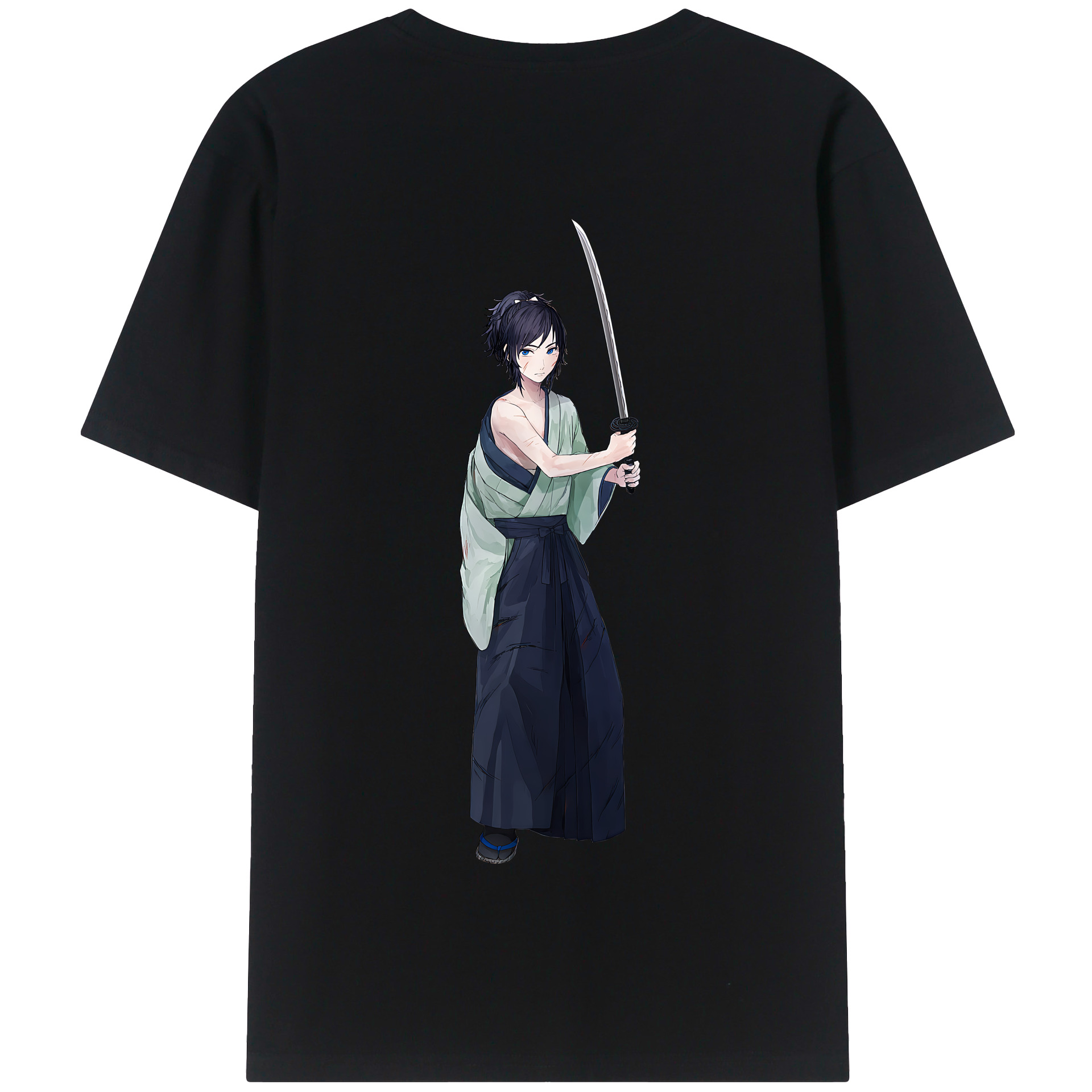 （画像用） 刀剣乱舞 Touken Ranbu 綿100％半袖Tシャツ（背面プリント）