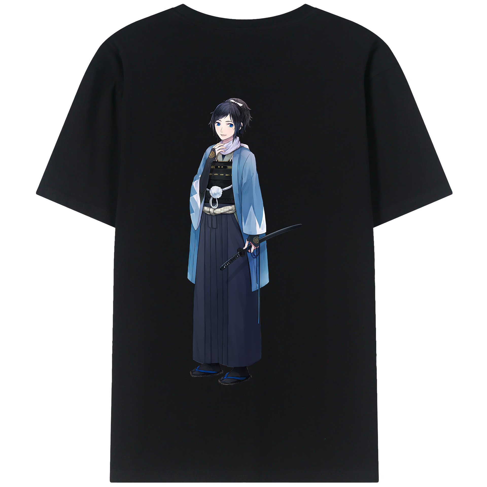 （画像用） 刀剣乱舞 Touken Ranbu 綿100％半袖Tシャツ（背面プリント）