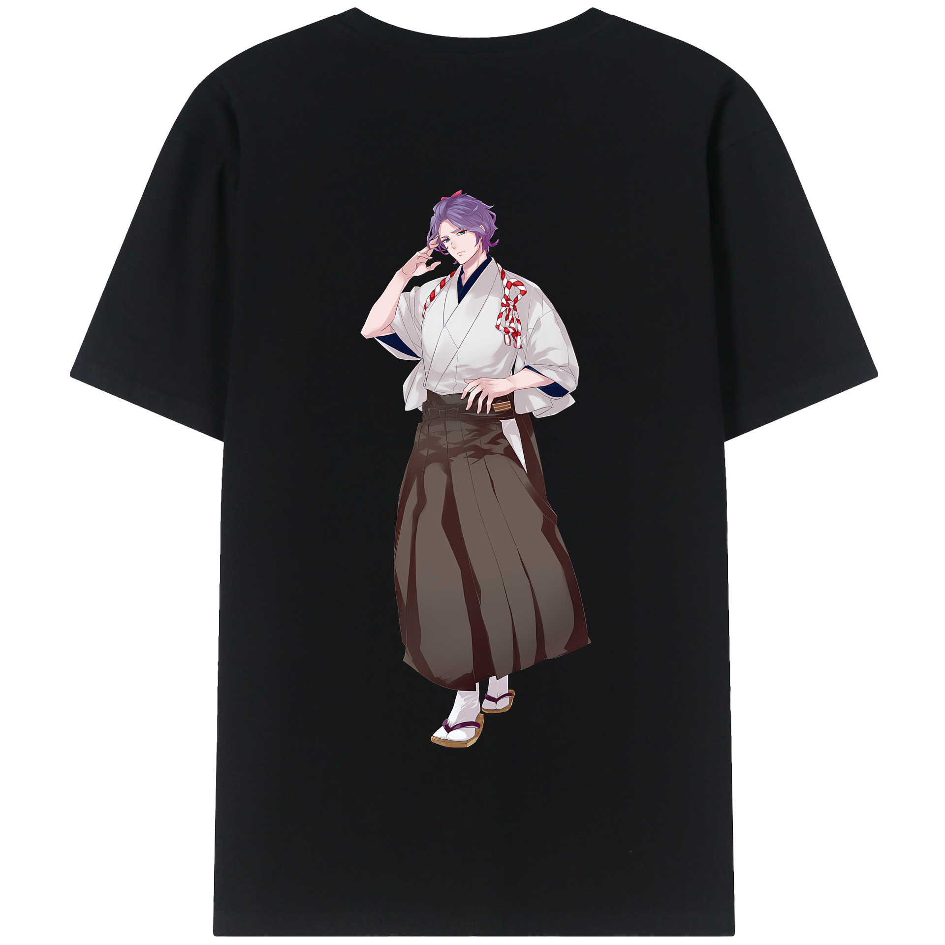 （画像用） 刀剣乱舞 Touken Ranbu 綿100％半袖Tシャツ（背面プリント）