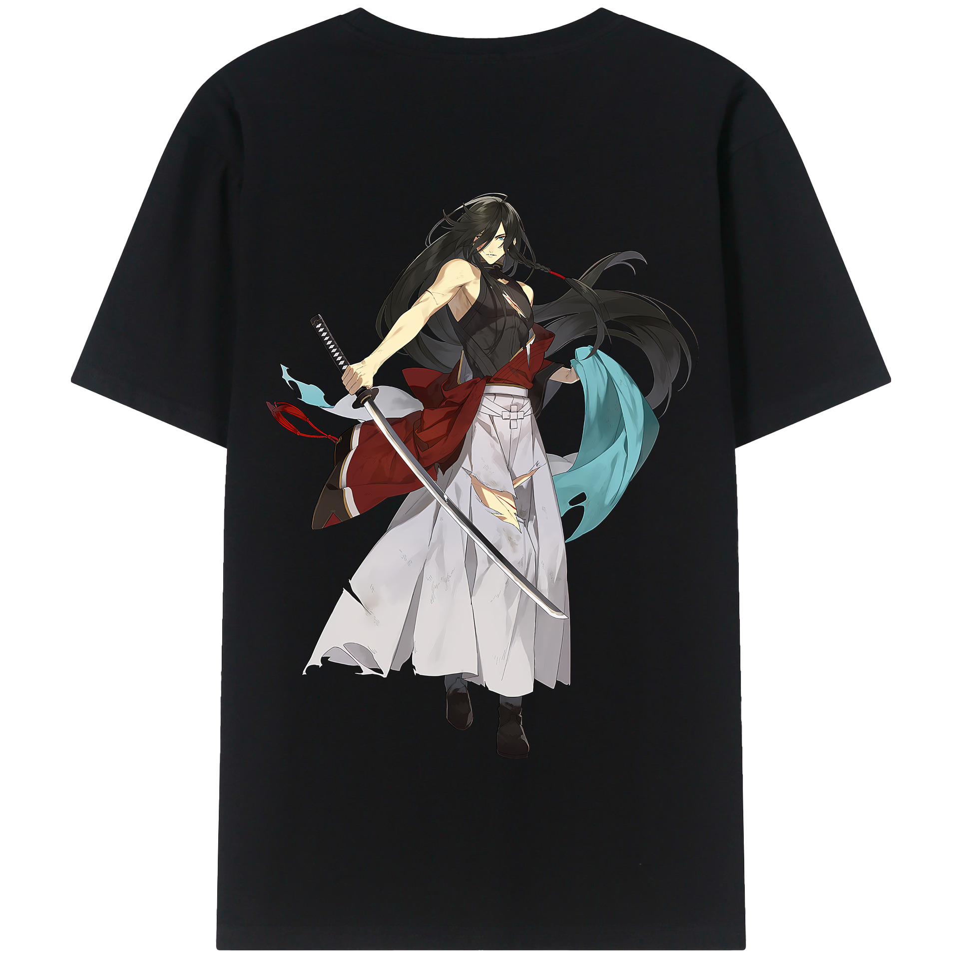 （画像用） 刀剣乱舞 Touken Ranbu 綿100％半袖Tシャツ（背面プリント）