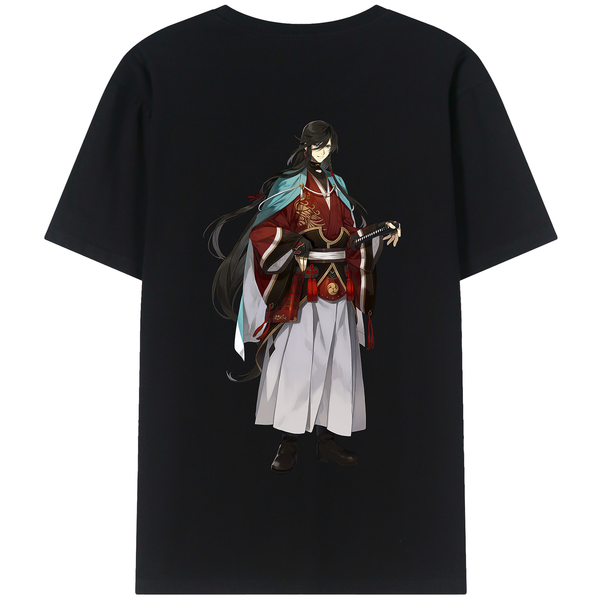 （画像用） 刀剣乱舞 Touken Ranbu 綿100％半袖Tシャツ（背面プリント）