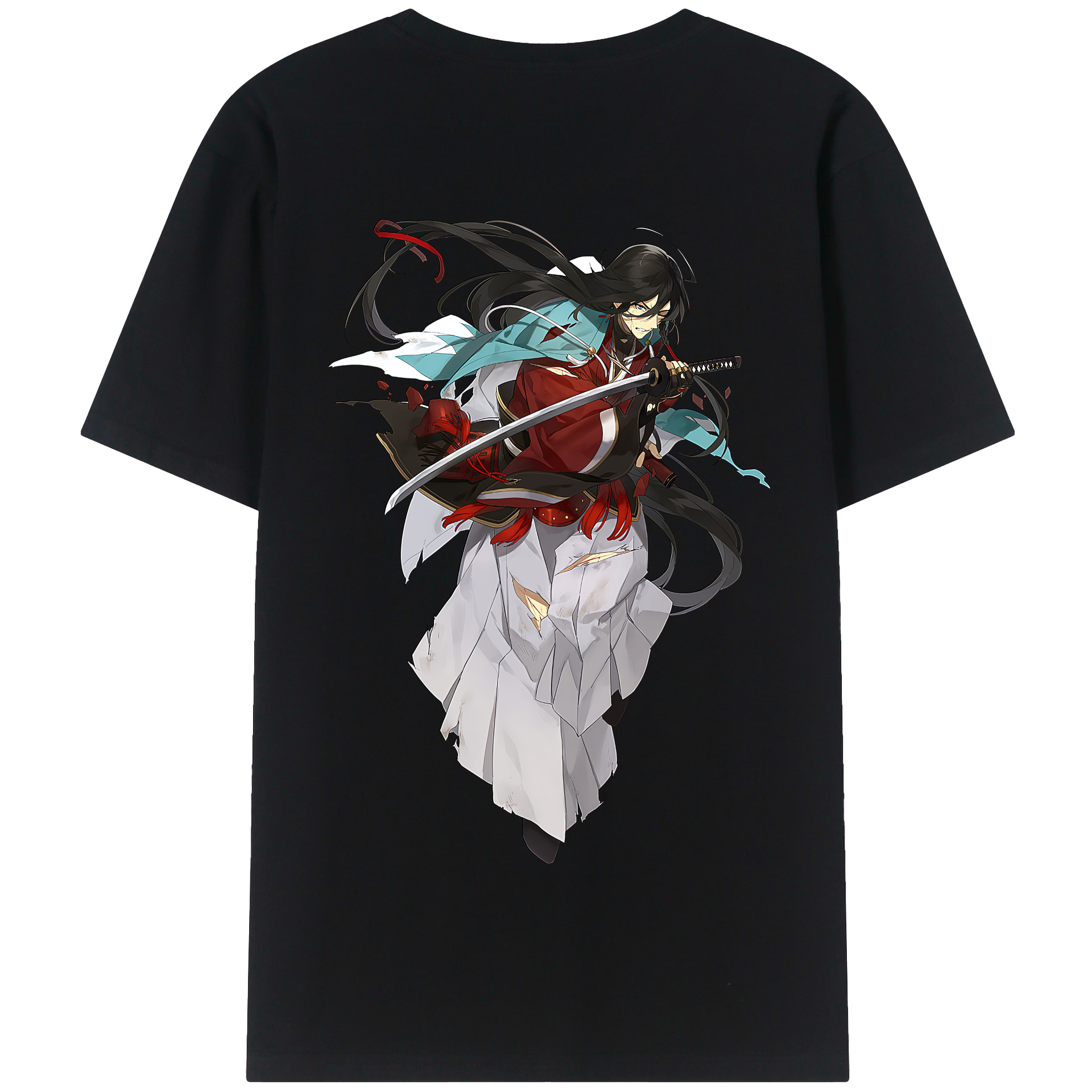 （画像用） 刀剣乱舞 Touken Ranbu 綿100％半袖Tシャツ（背面プリント）