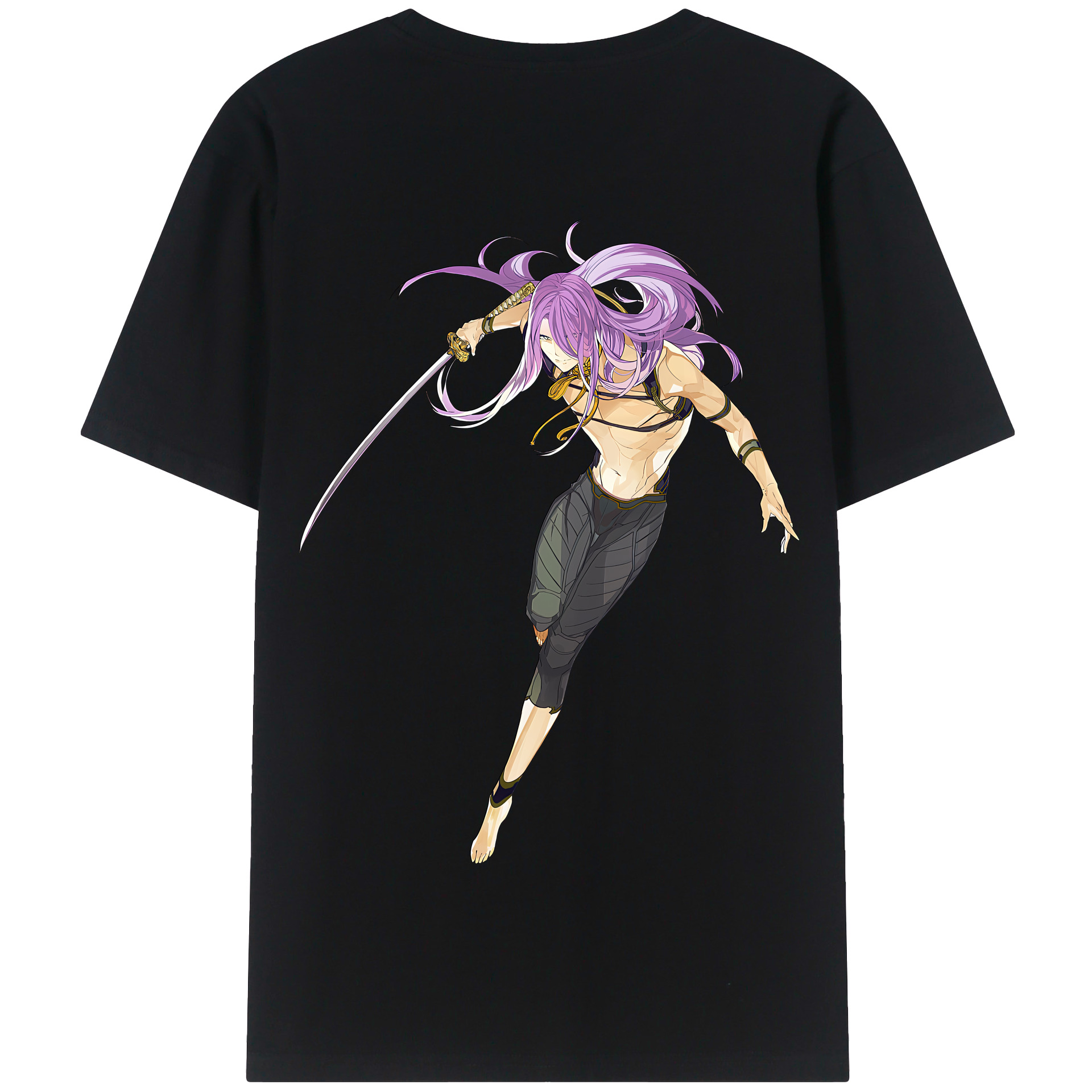 （画像用） 刀剣乱舞 Touken Ranbu 綿100％半袖Tシャツ（背面プリント）