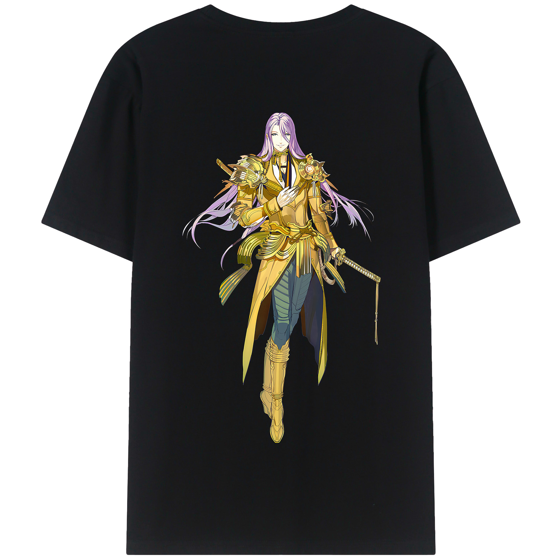 （画像用） 刀剣乱舞 Touken Ranbu 綿100％半袖Tシャツ（背面プリント）