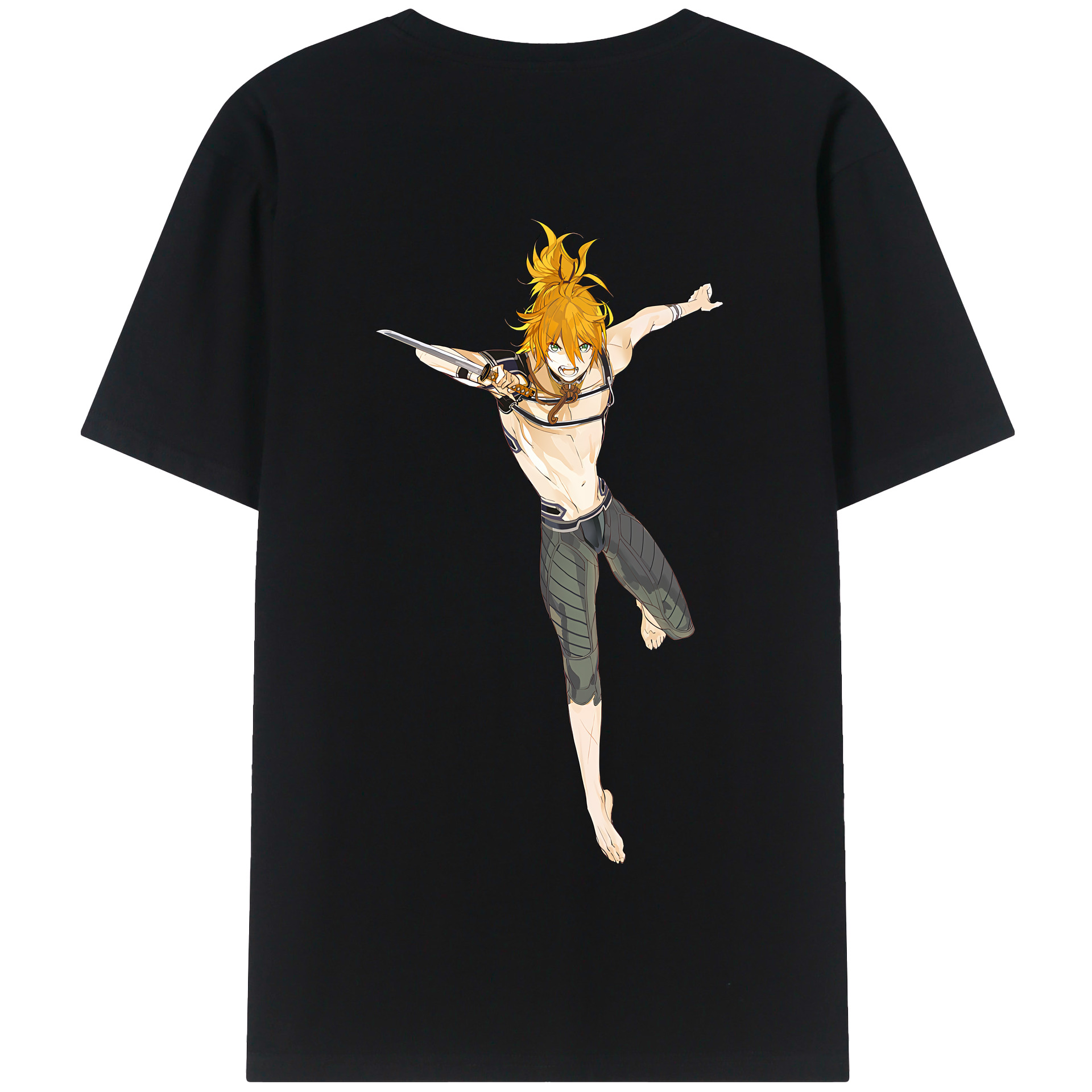 （画像用） 刀剣乱舞 Touken Ranbu 綿100％半袖Tシャツ（背面プリント）