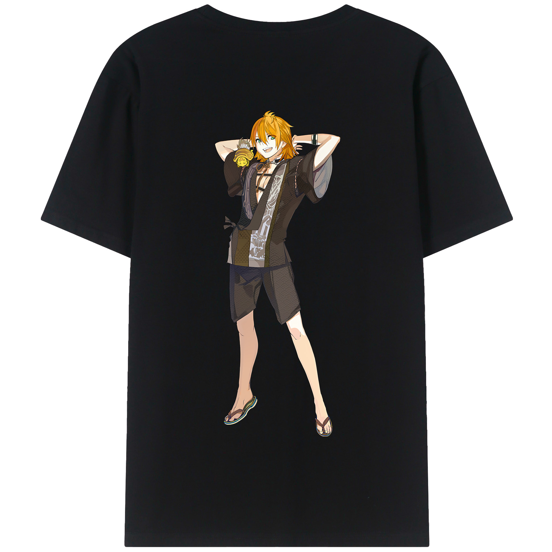 （画像用） 刀剣乱舞 Touken Ranbu 綿100％半袖Tシャツ（背面プリント）
