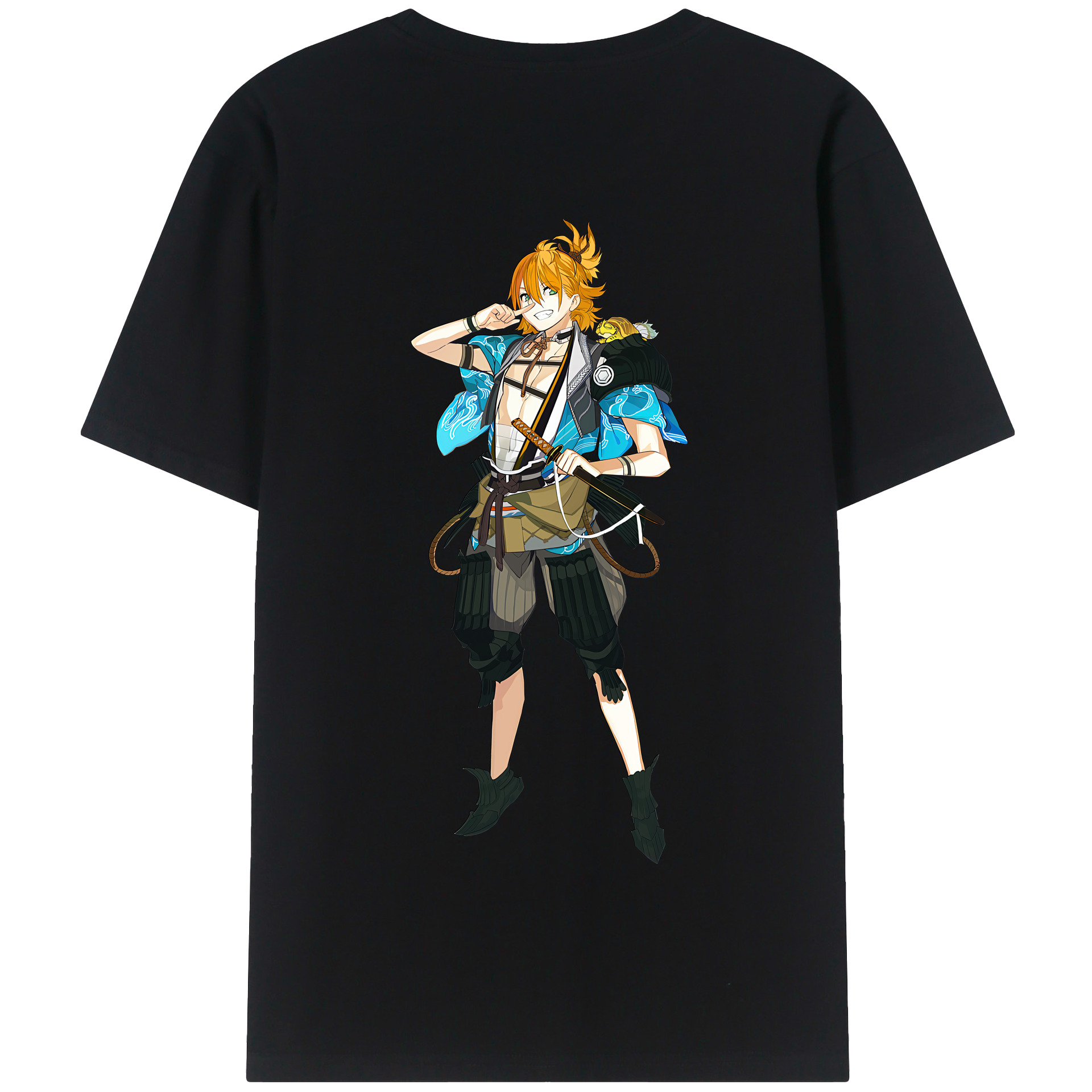 （画像用） 刀剣乱舞 Touken Ranbu 綿100％半袖Tシャツ（背面プリント）