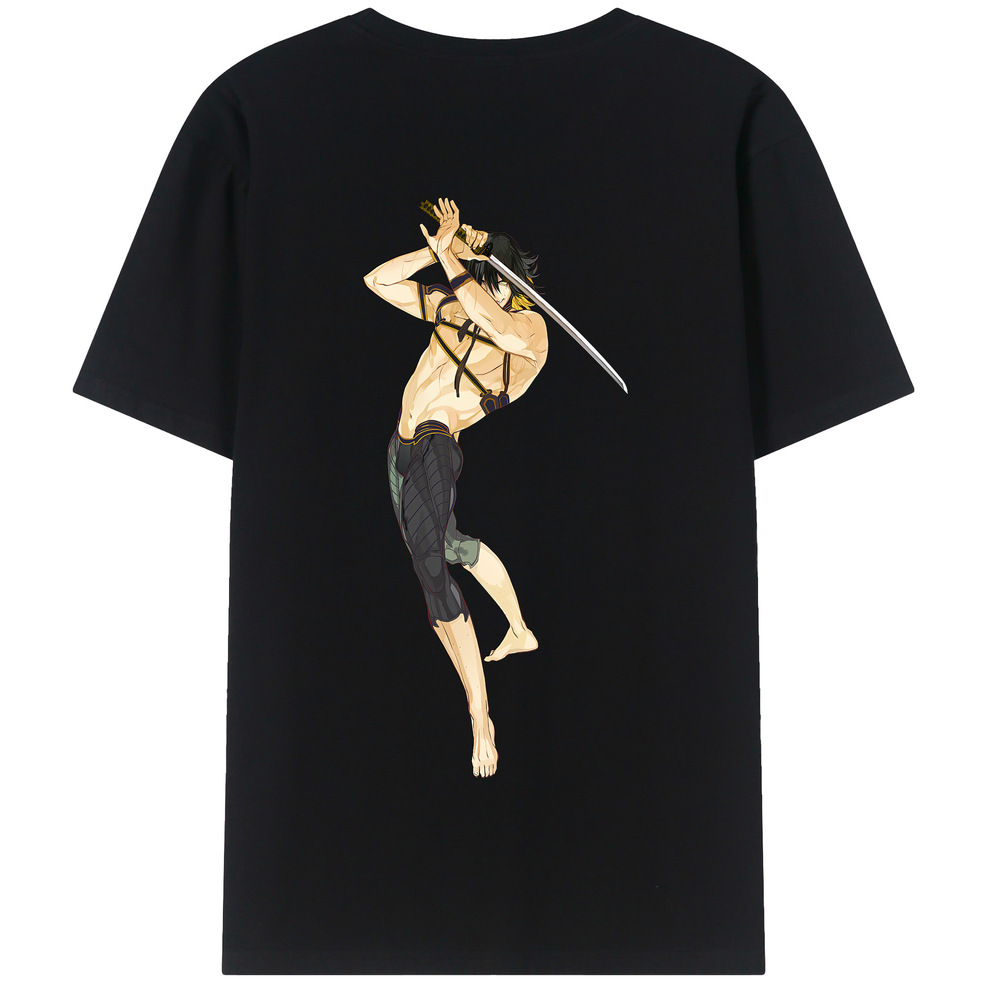 （画像用） 刀剣乱舞 Touken Ranbu 綿100％半袖Tシャツ（背面プリント）