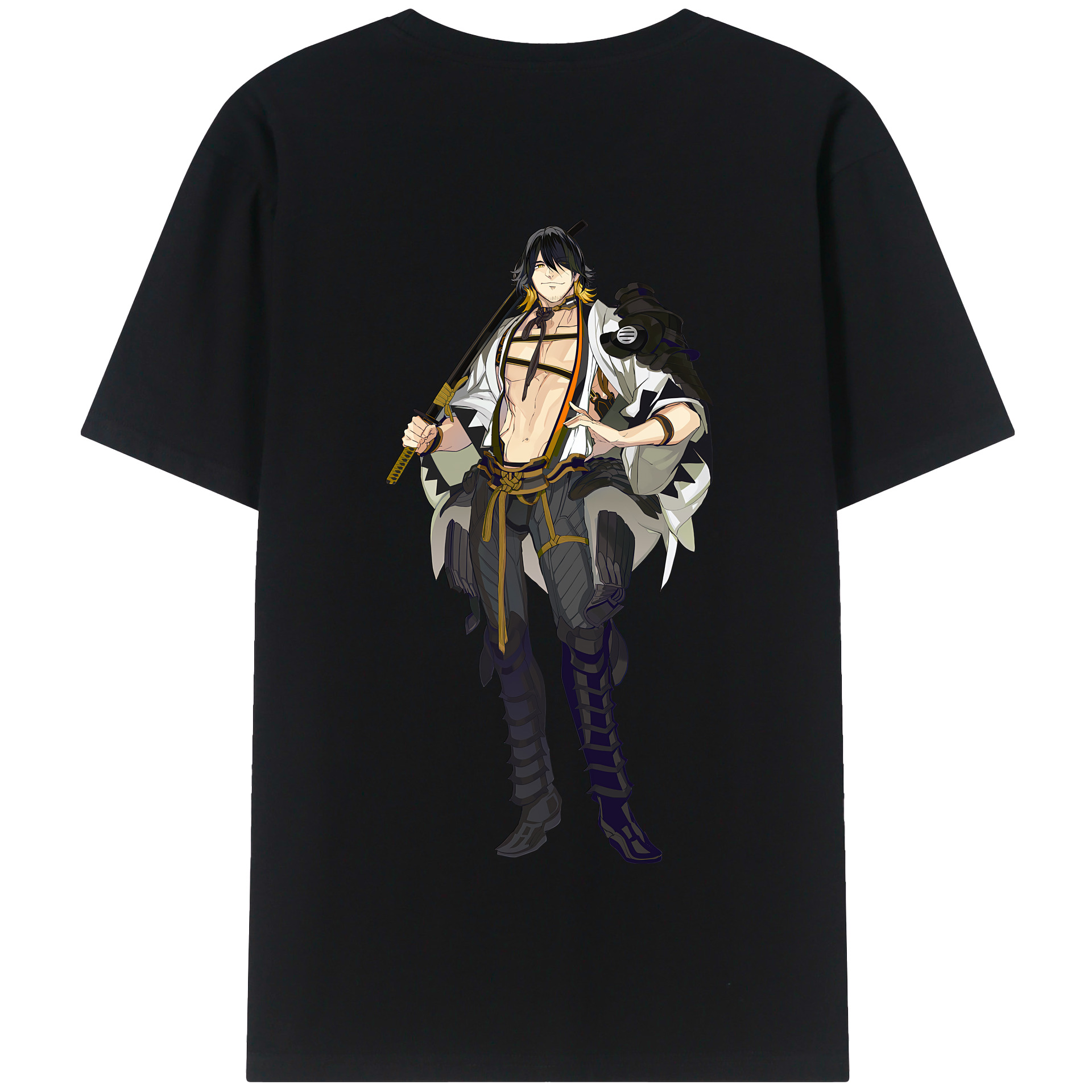 （画像用） 刀剣乱舞 Touken Ranbu 綿100％半袖Tシャツ（背面プリント）