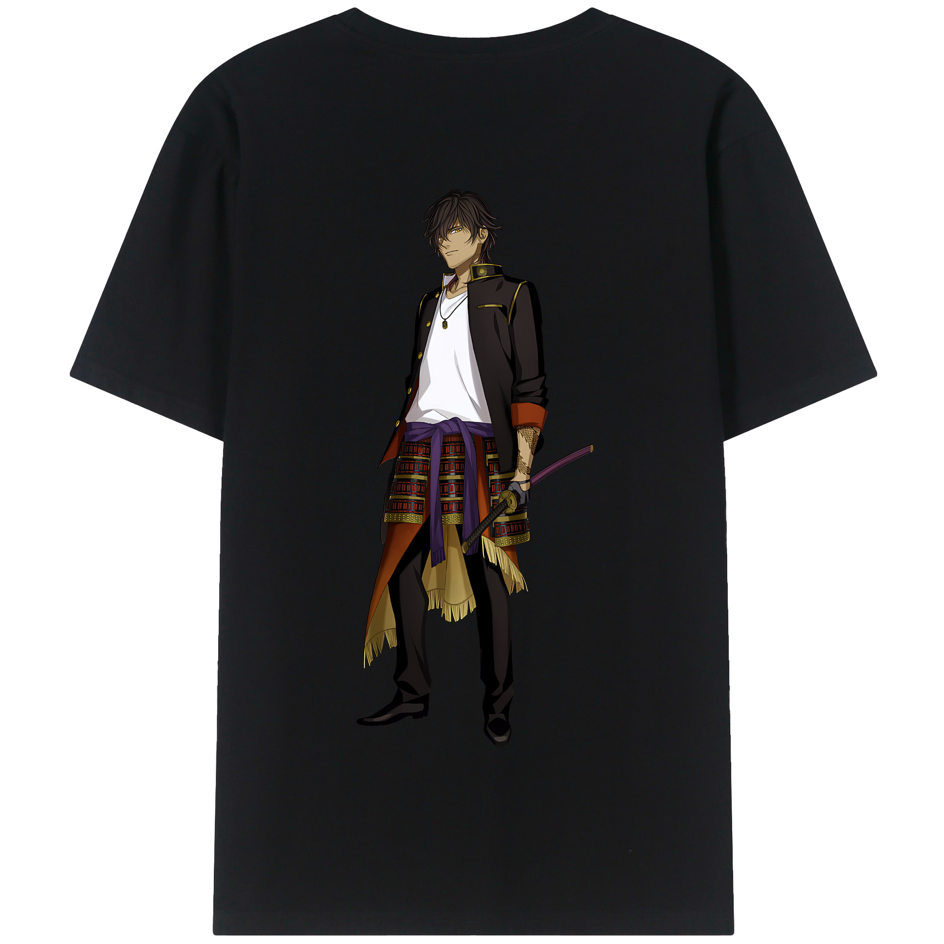 （画像用） 刀剣乱舞 Touken Ranbu 綿100％半袖Tシャツ（背面プリント）
