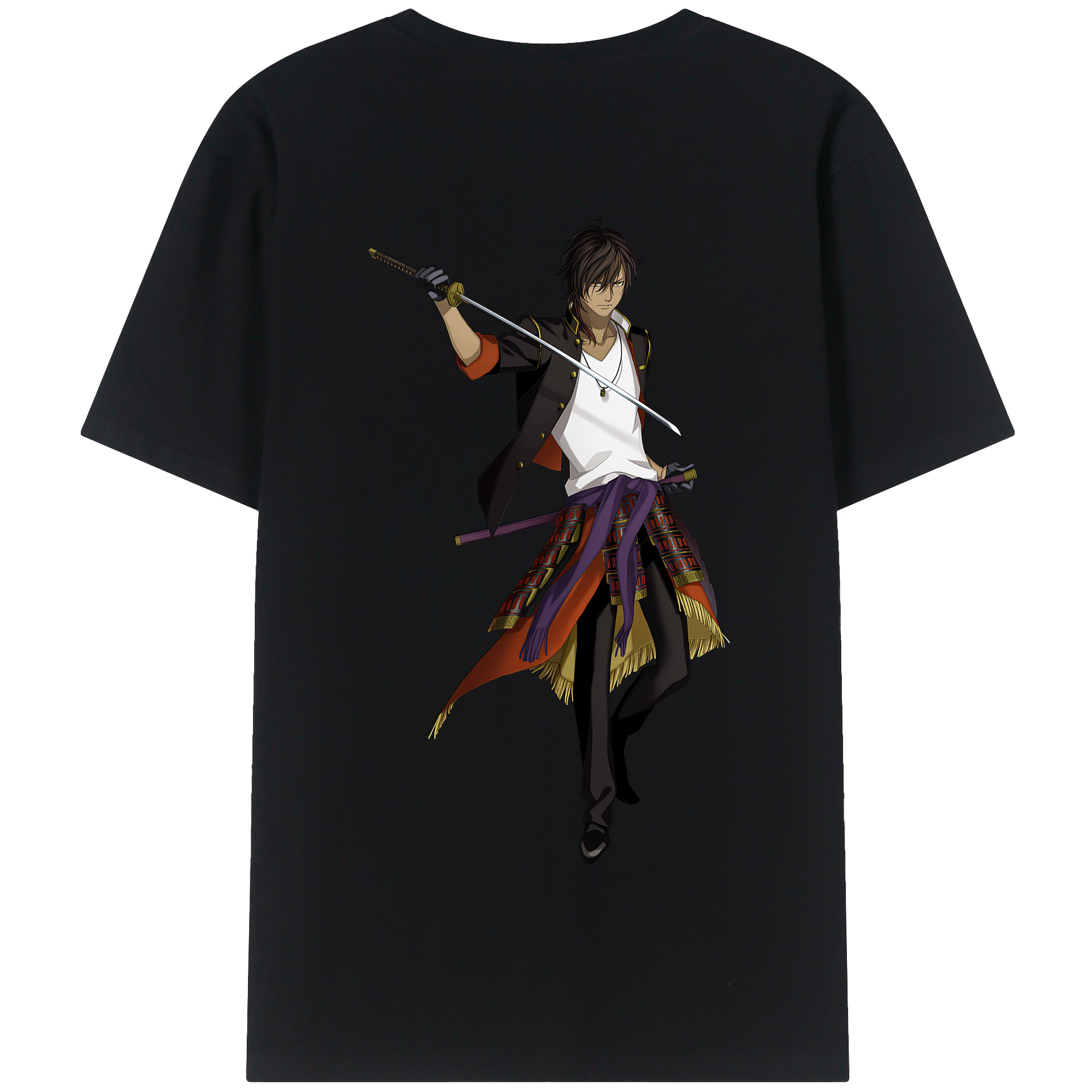 （画像用） 刀剣乱舞 Touken Ranbu 綿100％半袖Tシャツ（背面プリント）