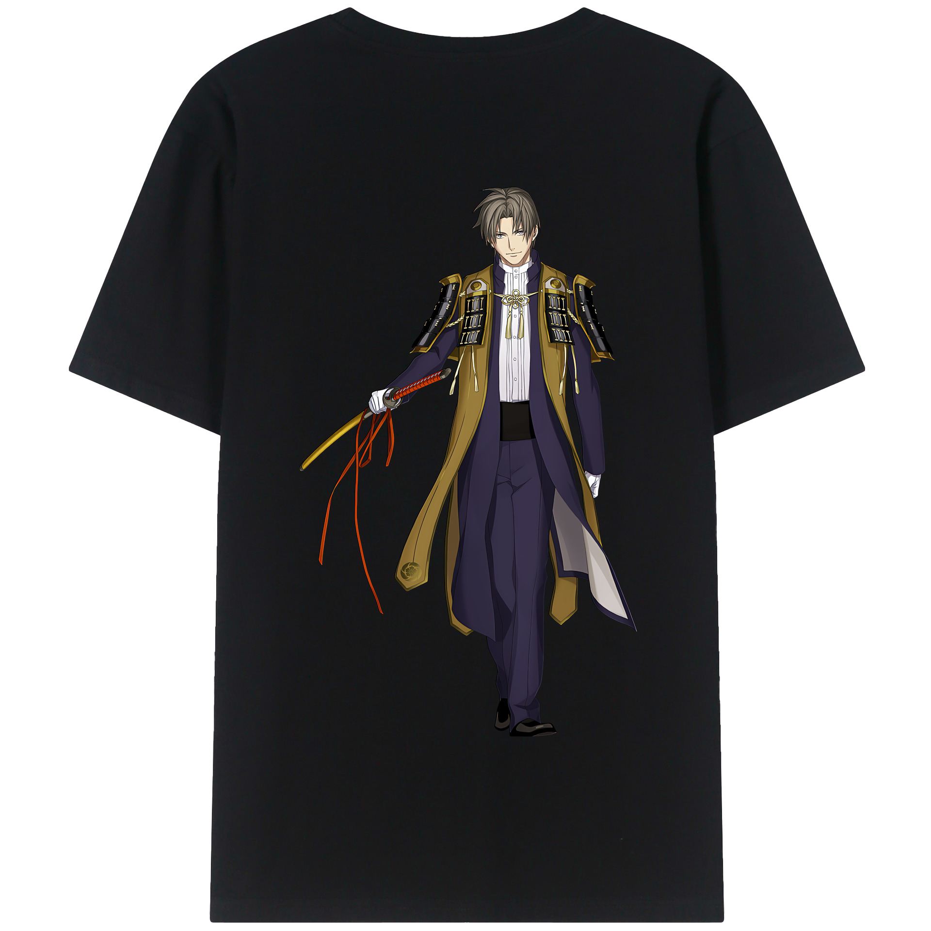 （画像用） 刀剣乱舞 Touken Ranbu 綿100％半袖Tシャツ（背面プリント）