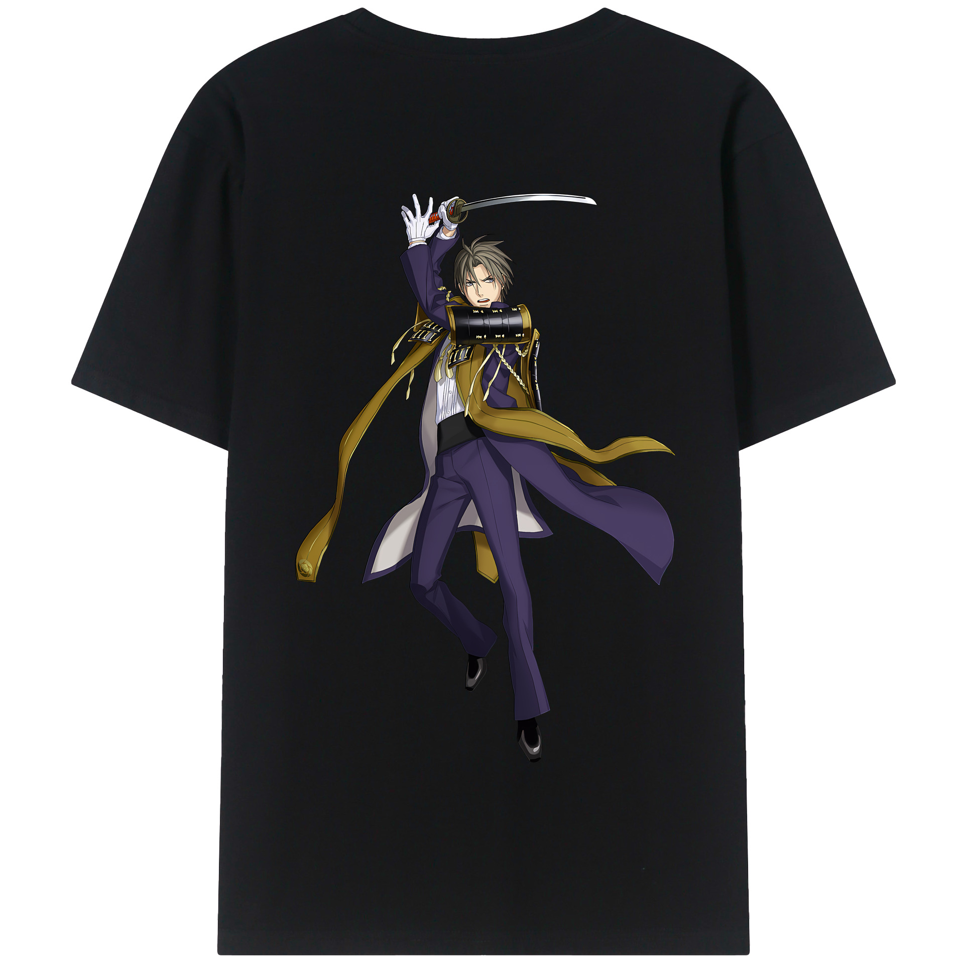 （画像用） 刀剣乱舞 Touken Ranbu 綿100％半袖Tシャツ（背面プリント）