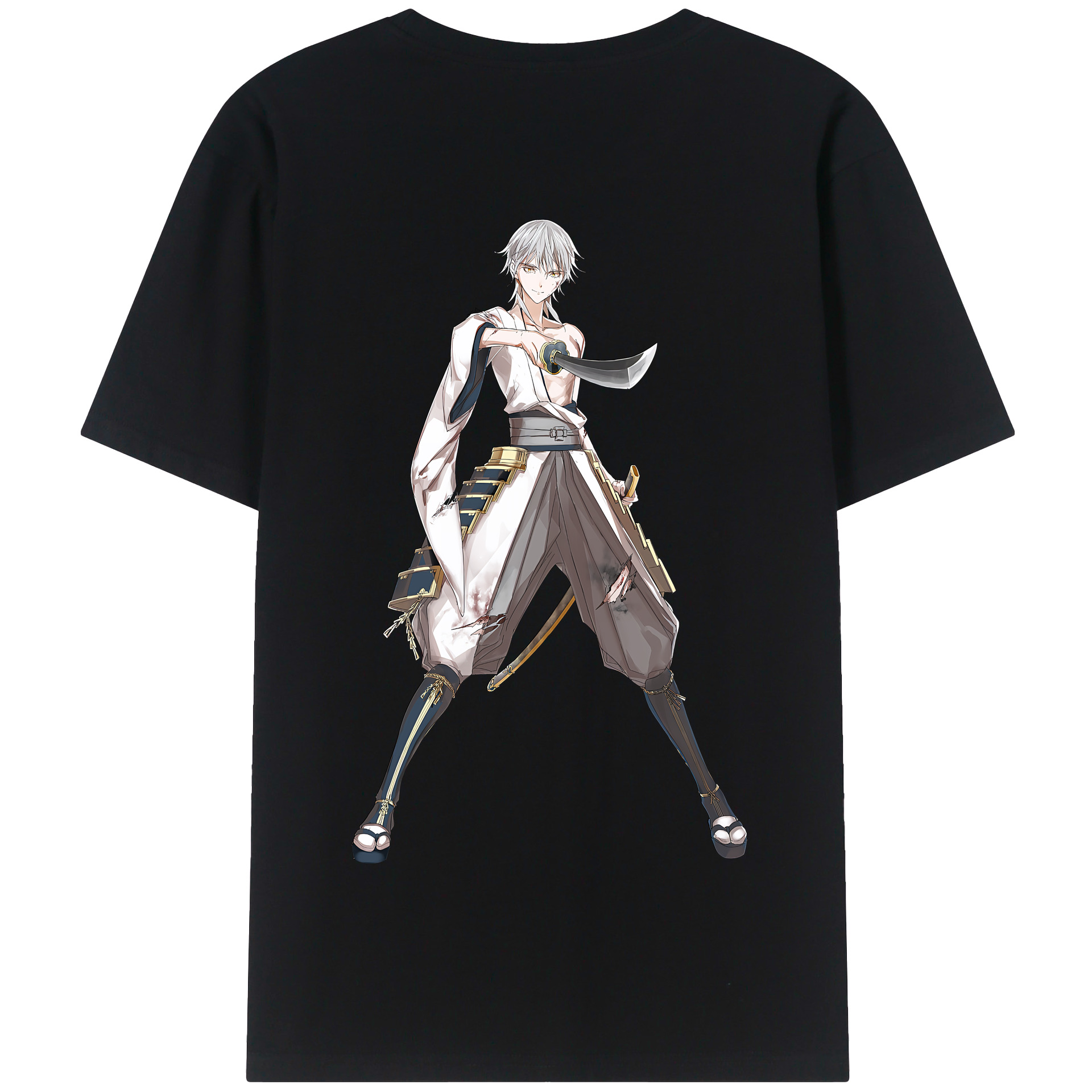 （画像用） 刀剣乱舞 Touken Ranbu 綿100％半袖Tシャツ（背面プリント）