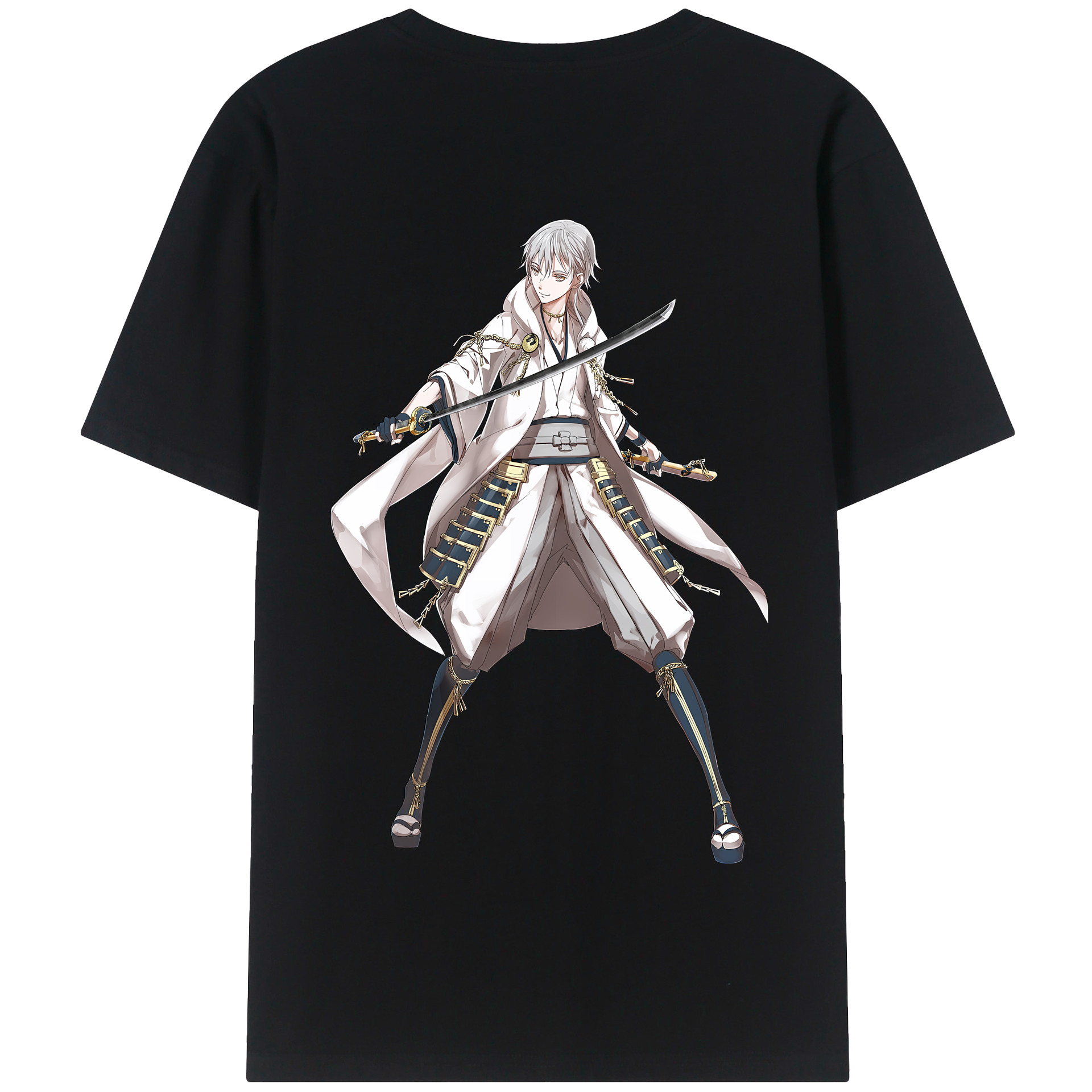 （画像用） 刀剣乱舞 Touken Ranbu 綿100％半袖Tシャツ（背面プリント）